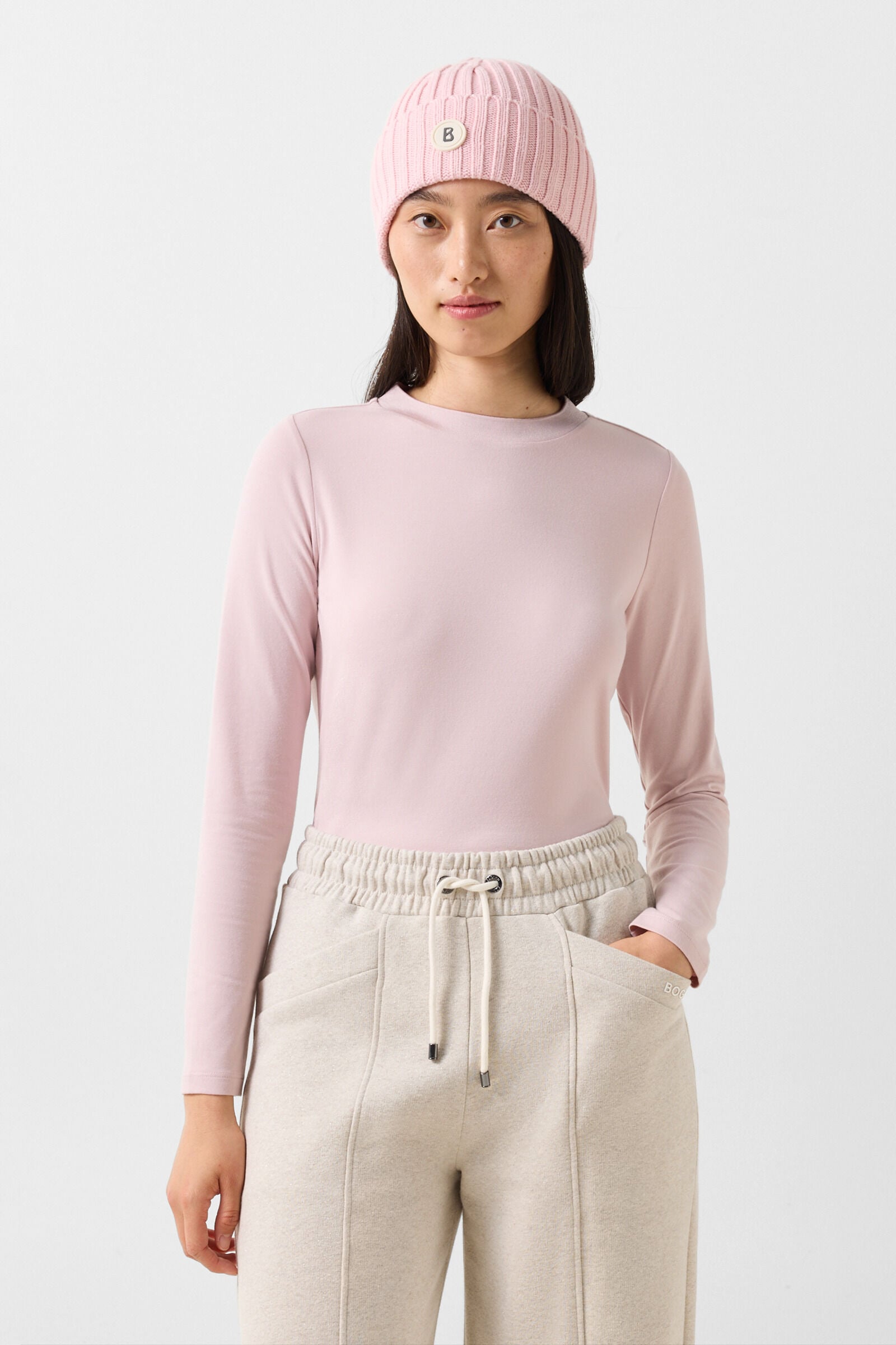 Alexi long-sleeved top Ros&eacute;