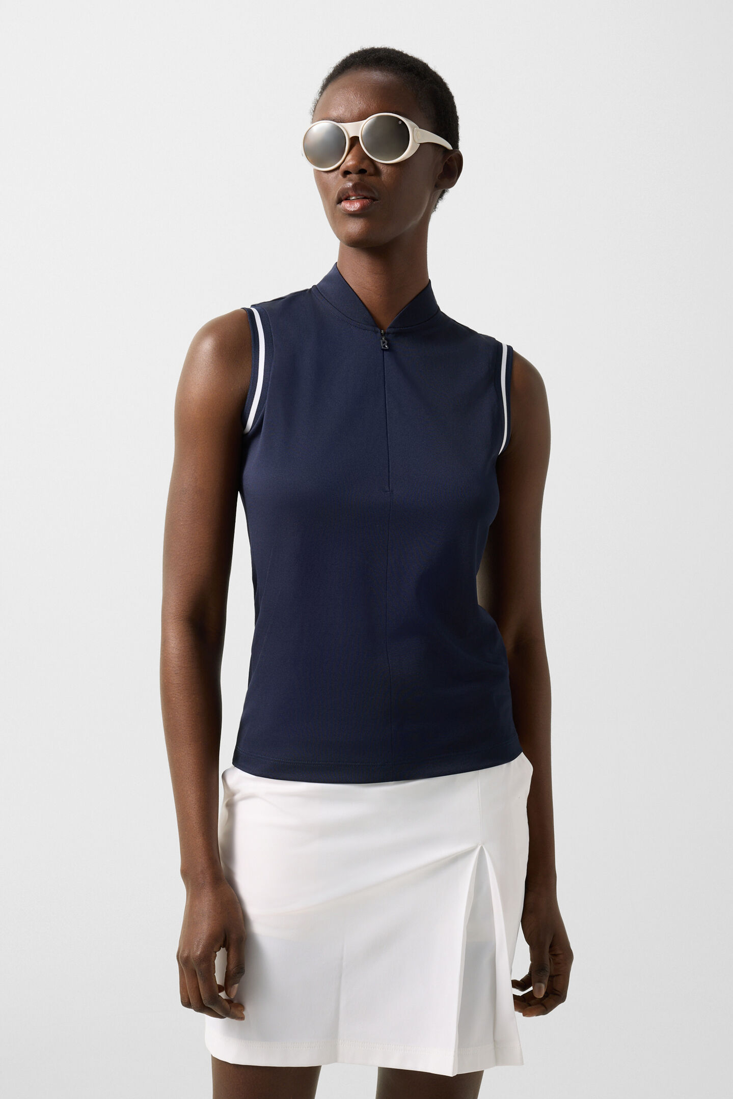 Top polo Evi Bleu marine