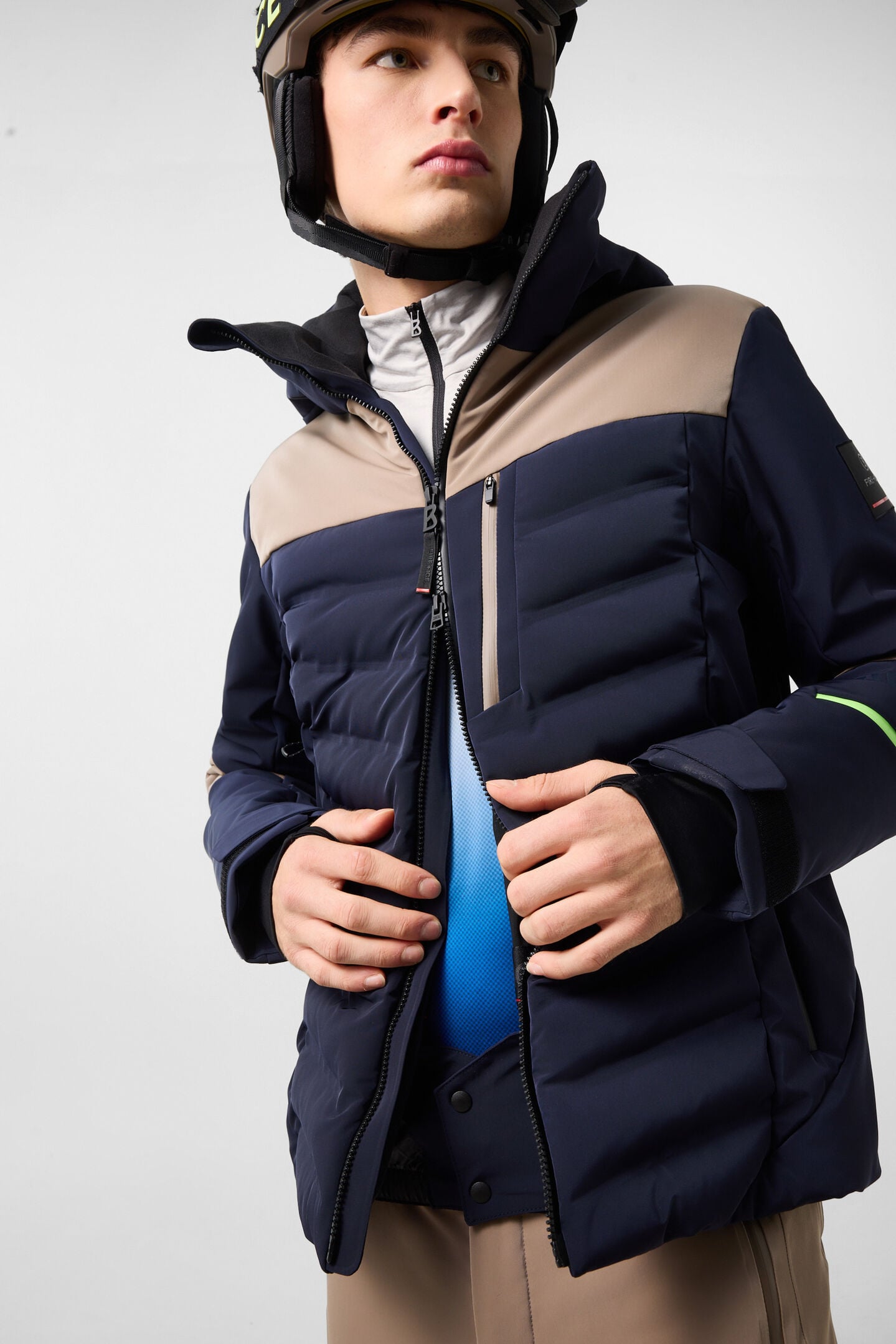 Radek Ski Jacket Navy/Taupe