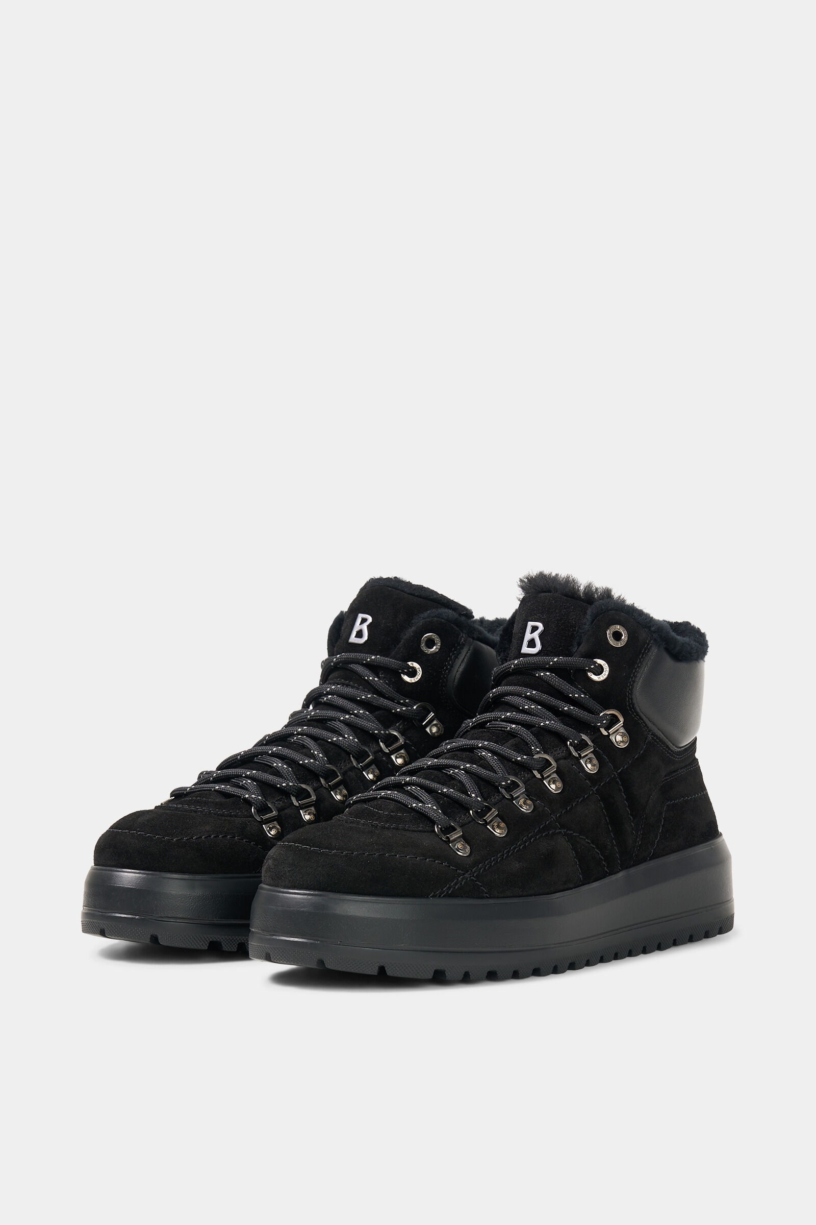 Antwerp high-top trainers Black