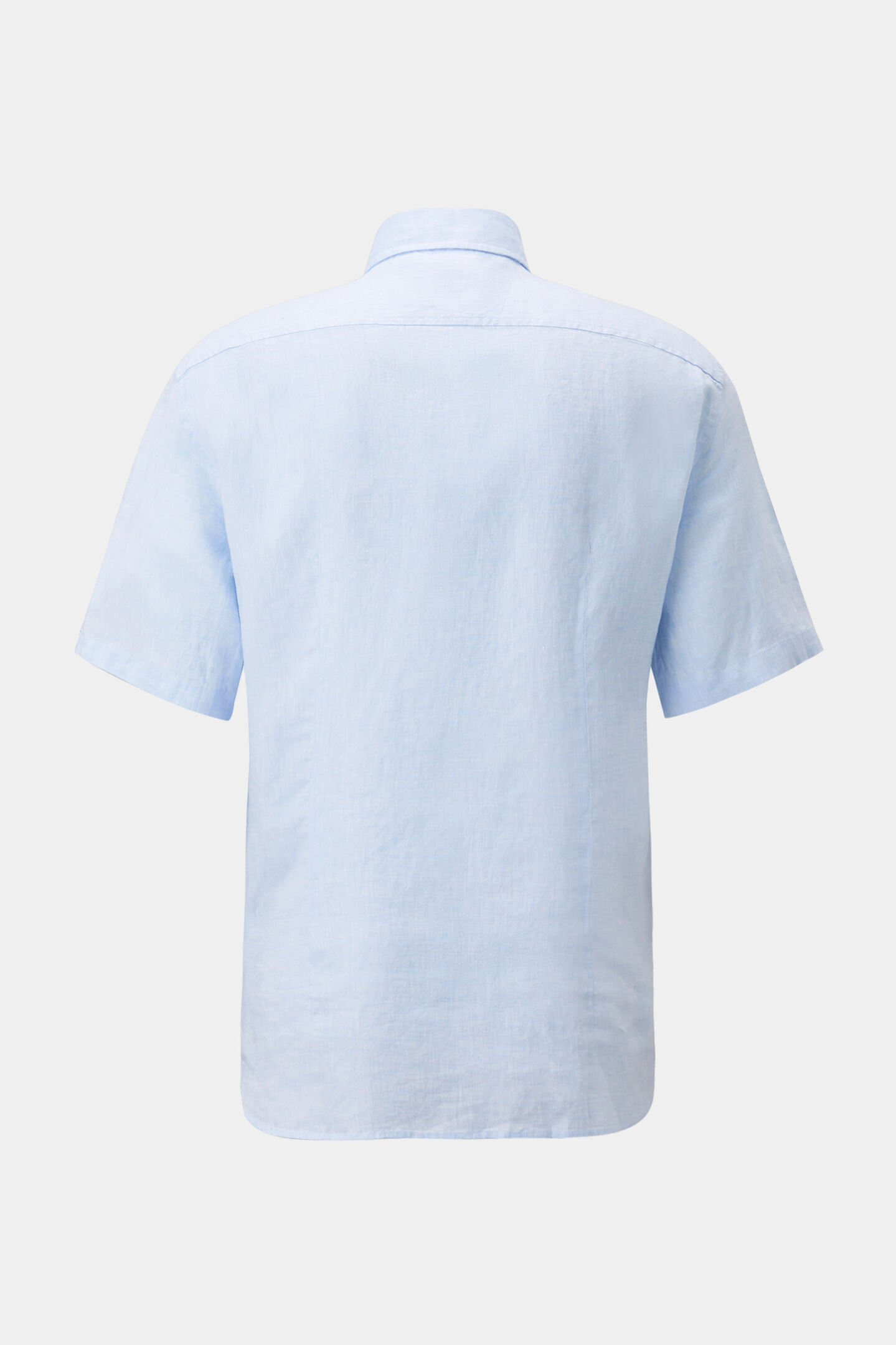 Linen short-sleeved shirt Lykos Light blue