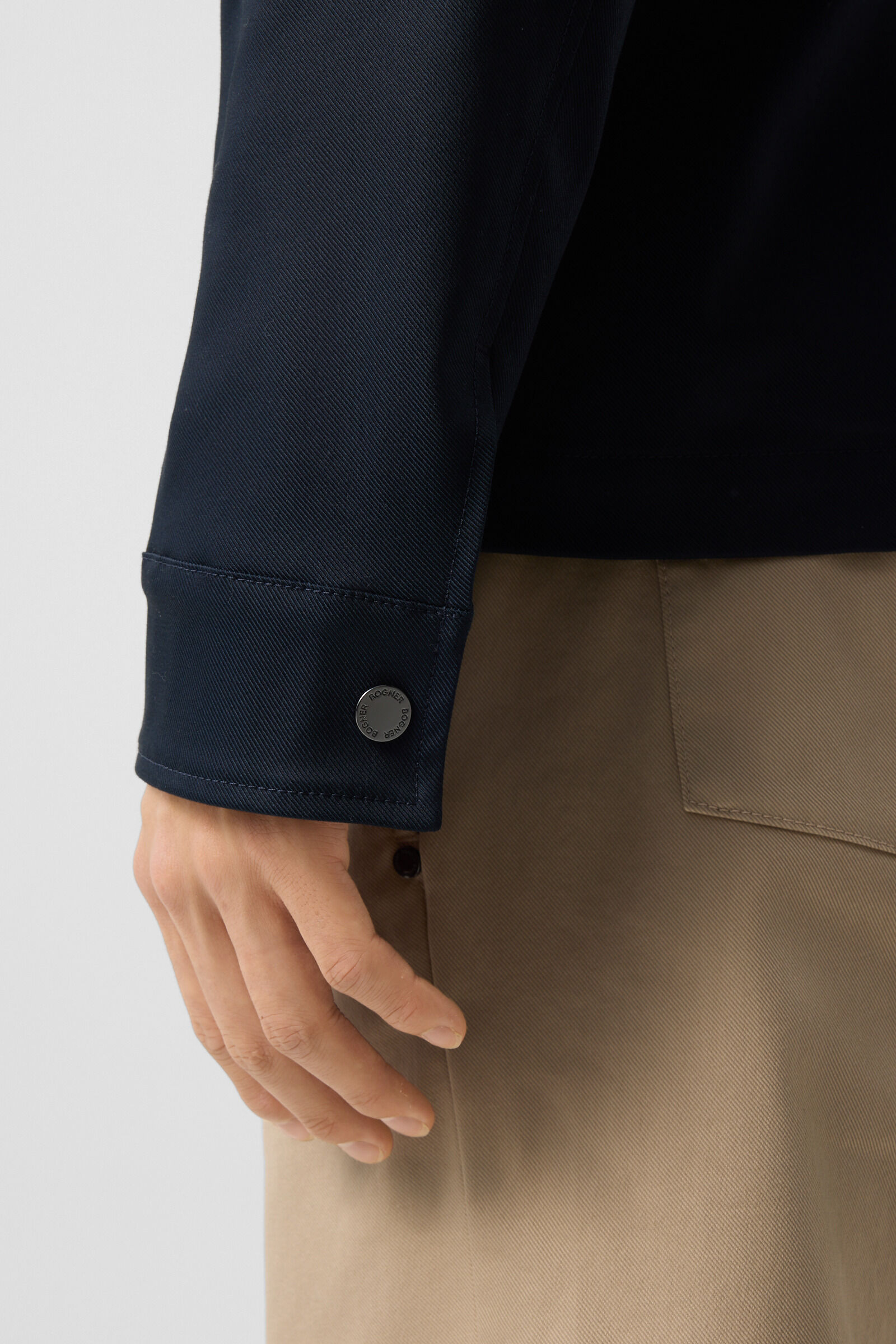 Twill jacket Mirco Navy blue