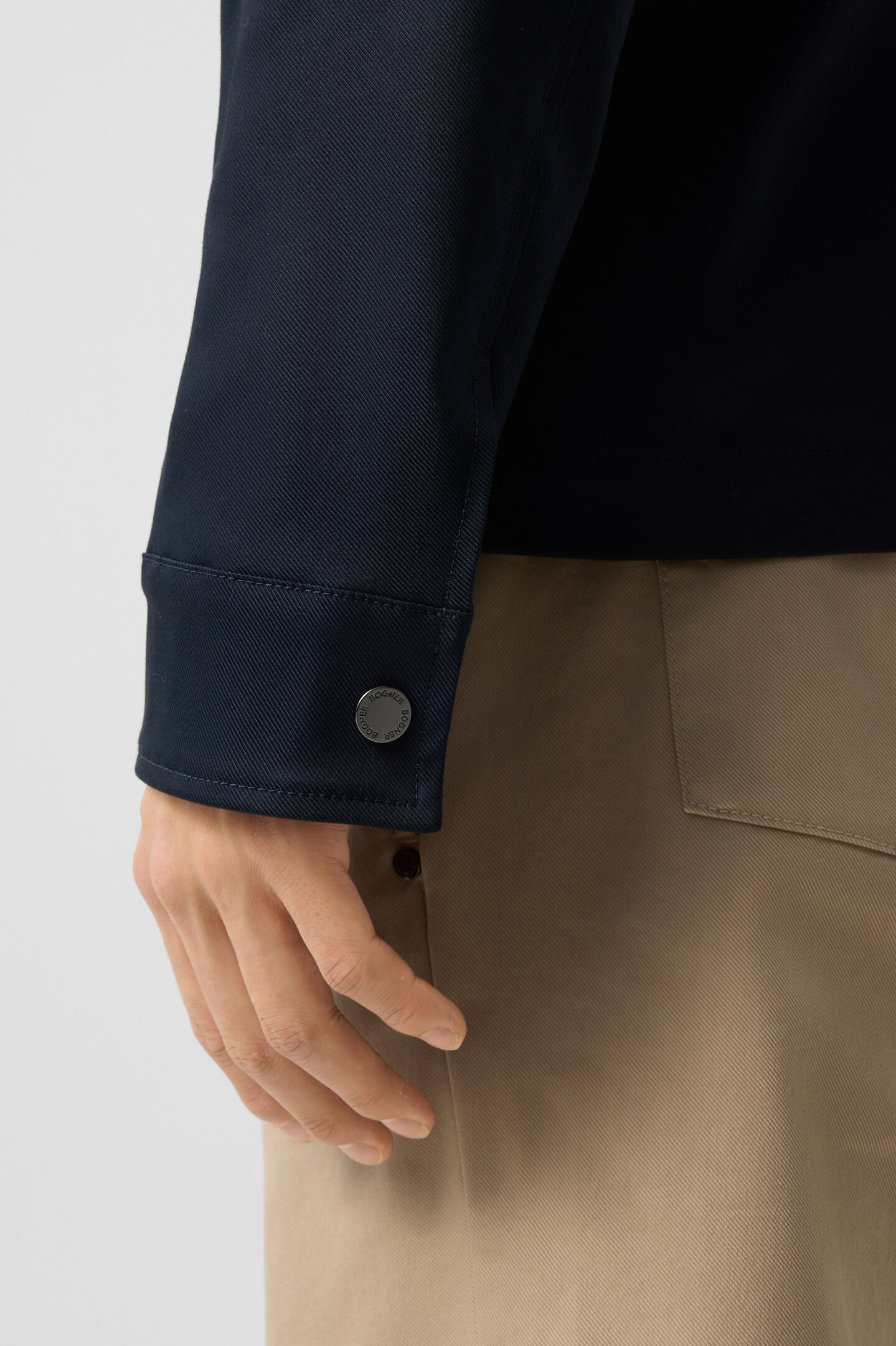 Twill jacket Mirco Navy blue