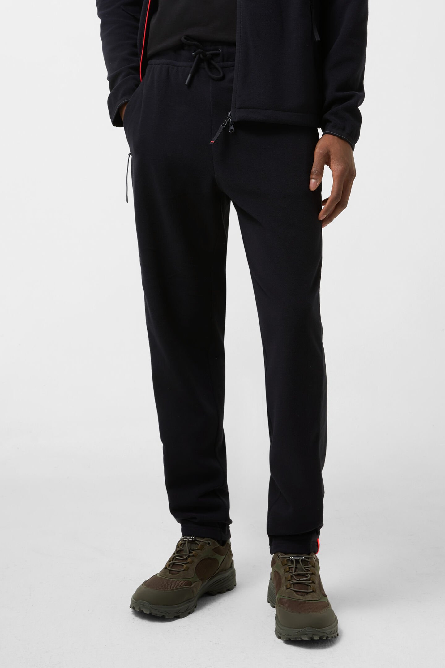 Broder fleece trousers Black