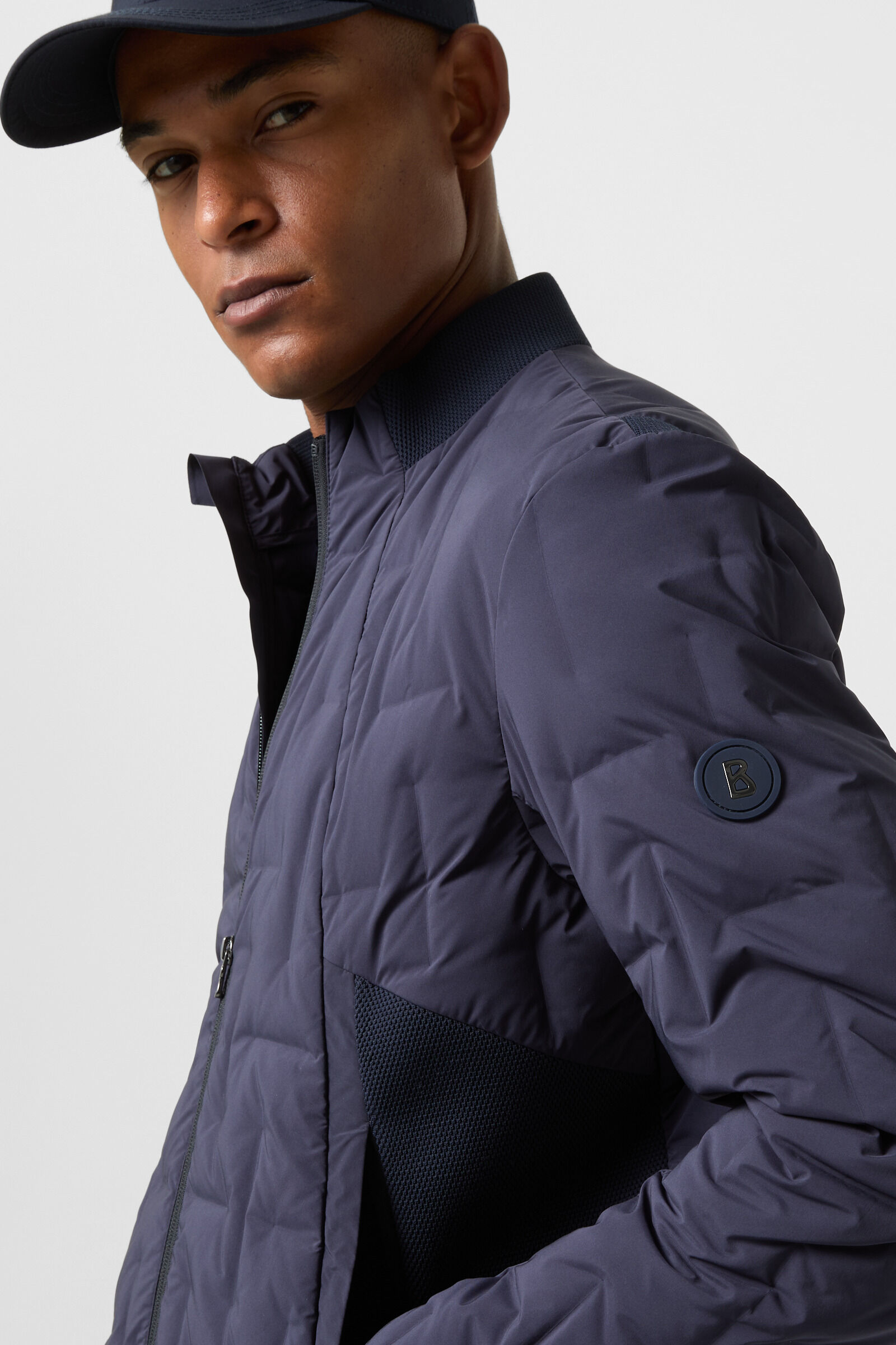 Saschan lightweight down jacket Navy blue