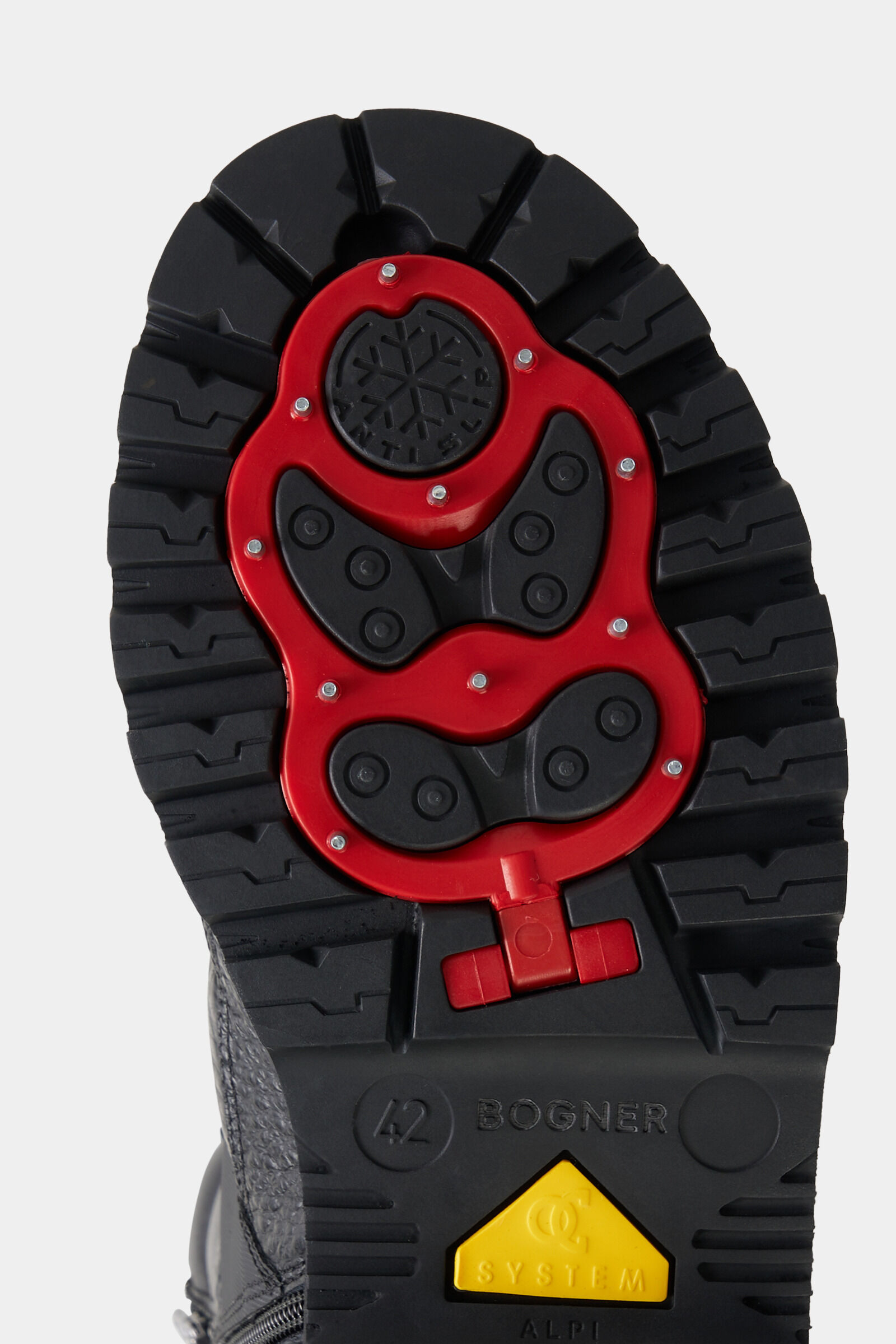 Lace-up boots Helsinki with spikes Black