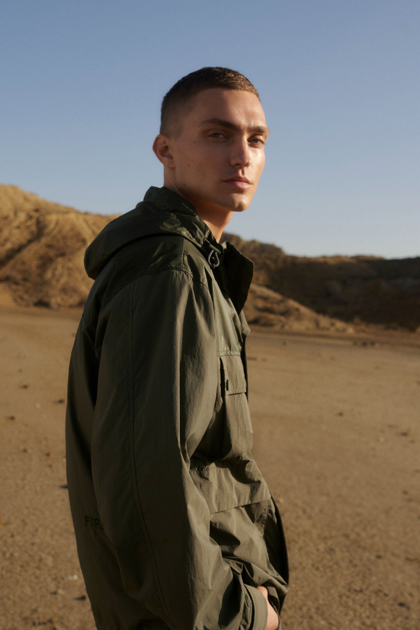 Fieldjacket Leander Oliv-Grün