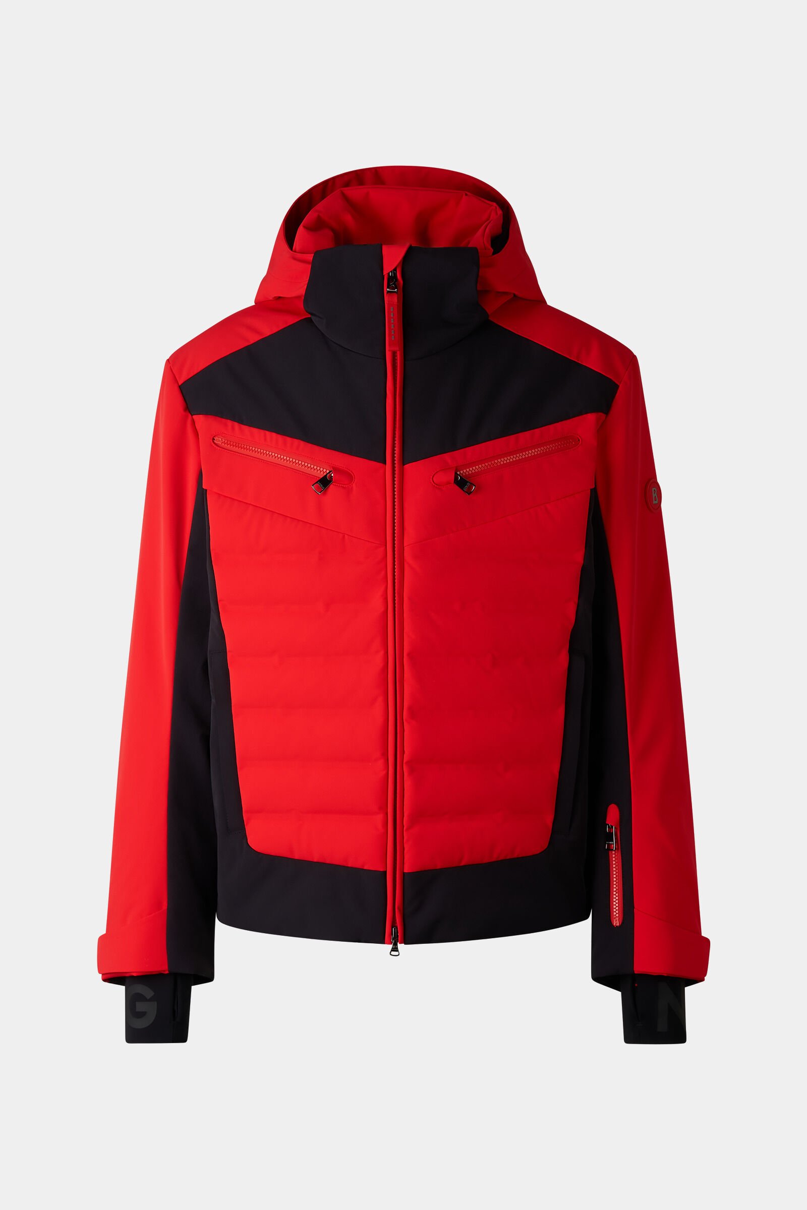 Feliks down ski jacket Red/black