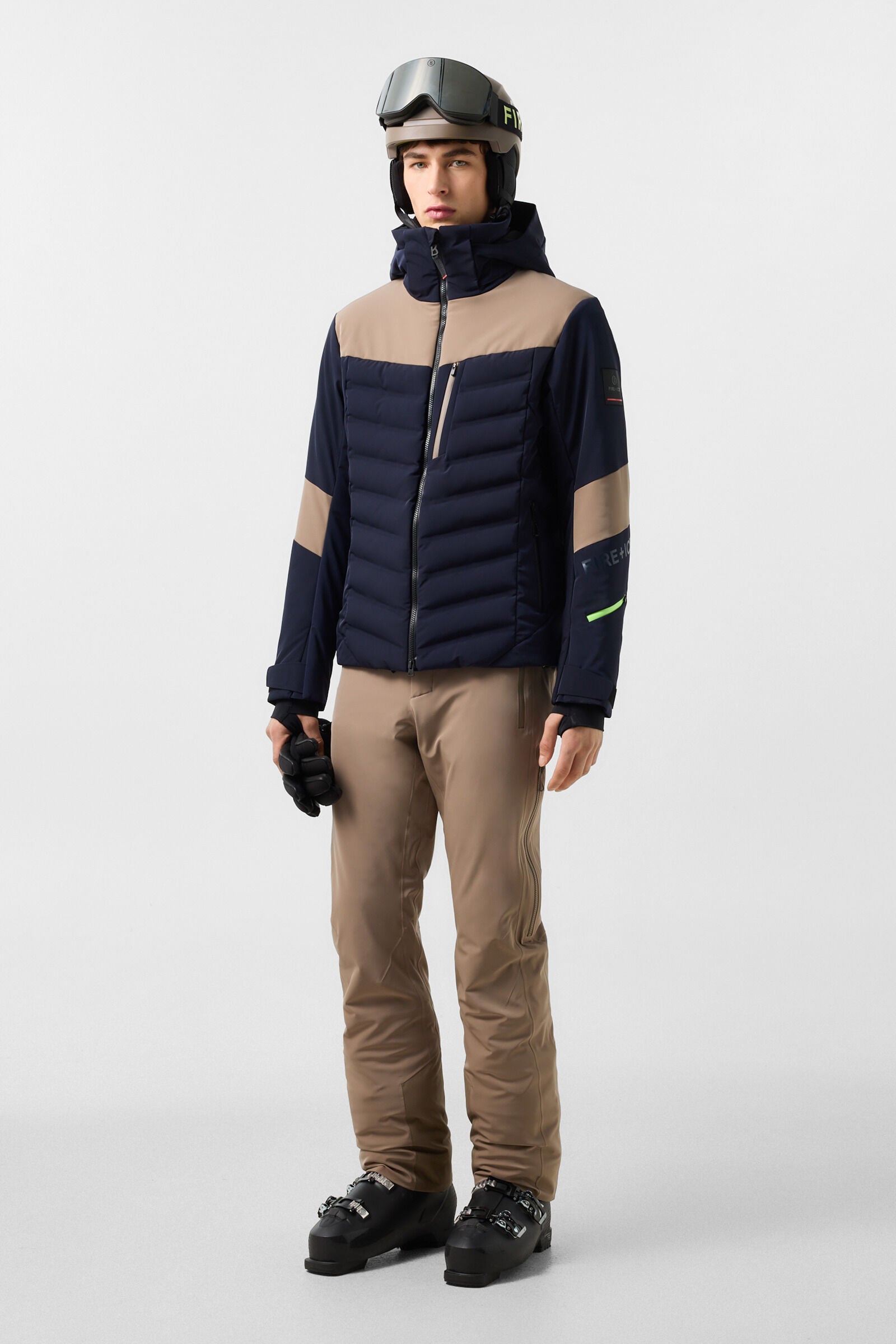 Radek Ski Jacket Navy/Taupe