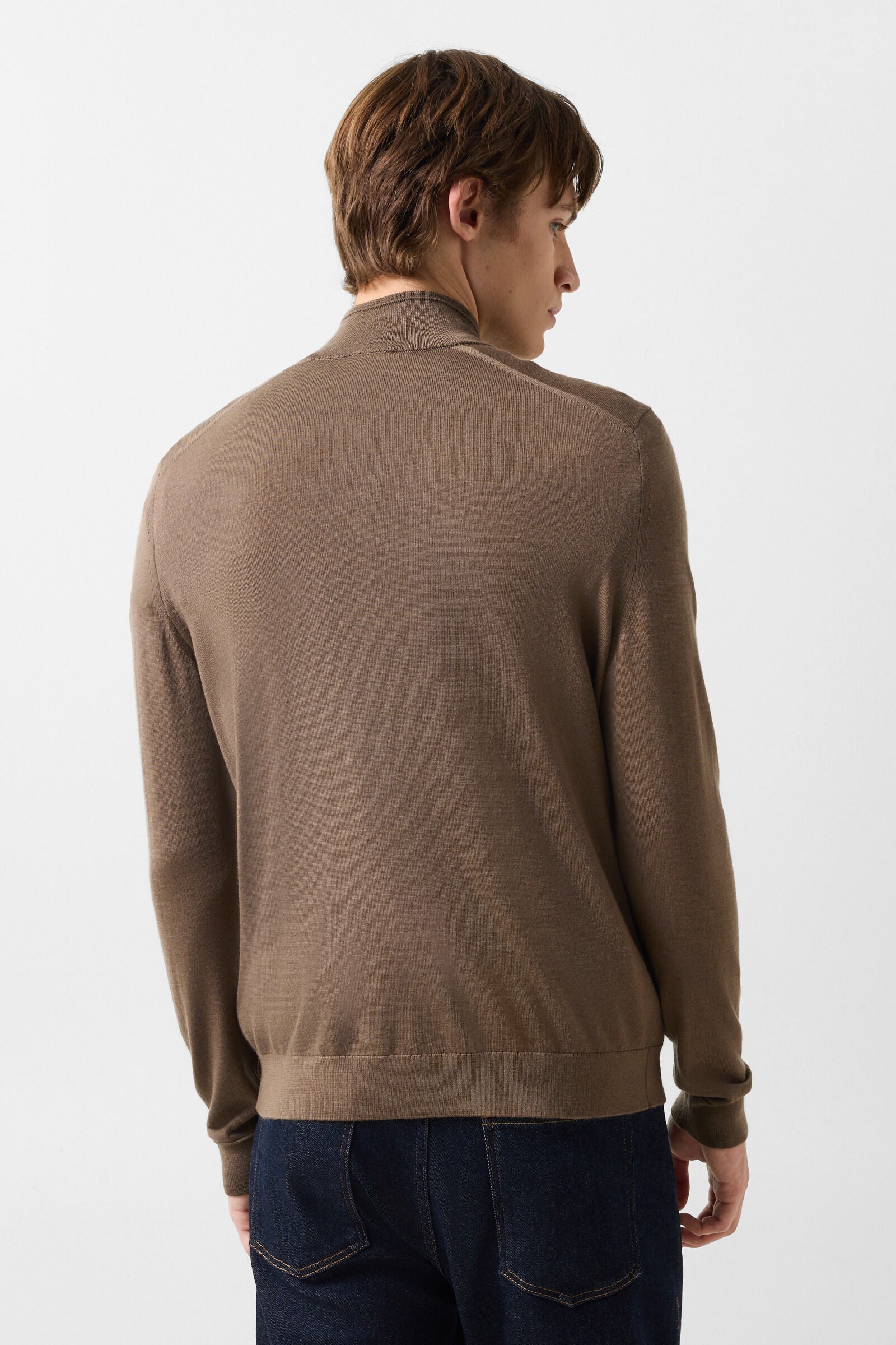 Ouri virgin wool jumper Brown
