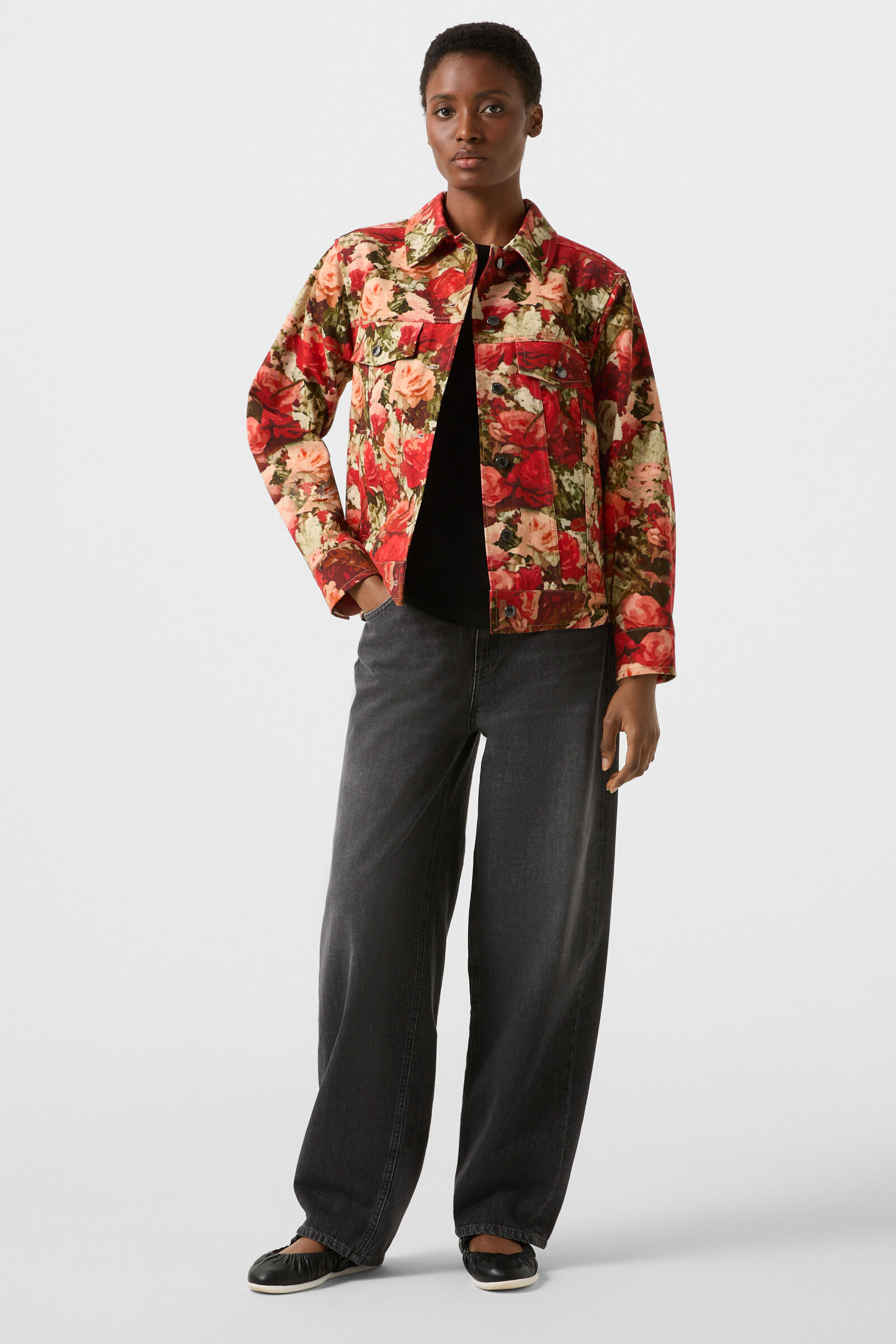 Satin shirt Dylan Black