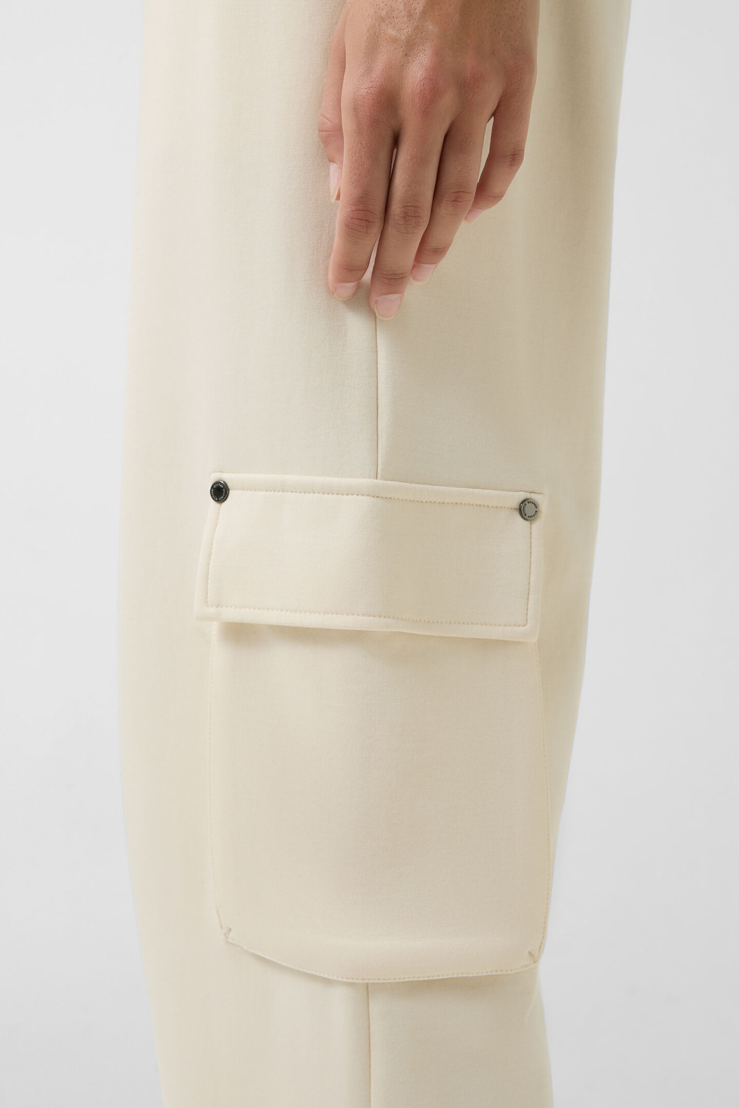 Pantalon molletonné Cargo Marou Crème