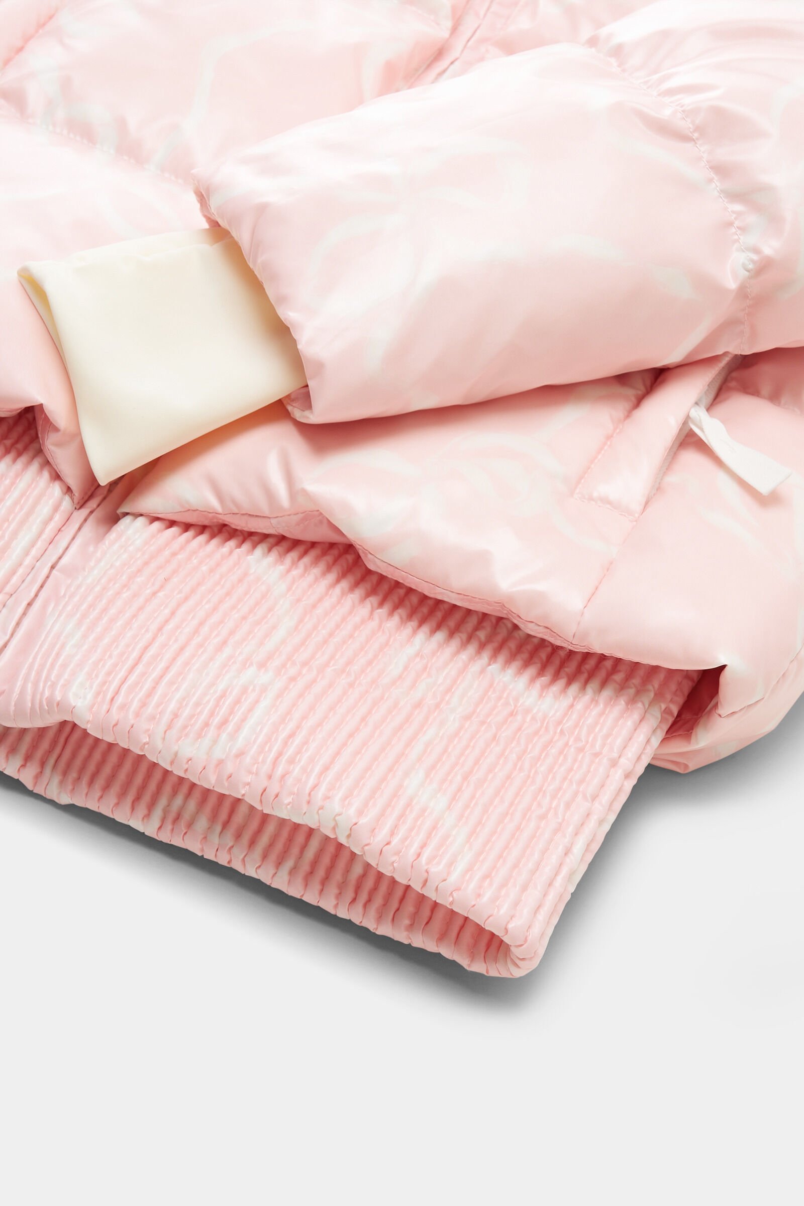 Kids down ski jacket Anna Pink/Off-White