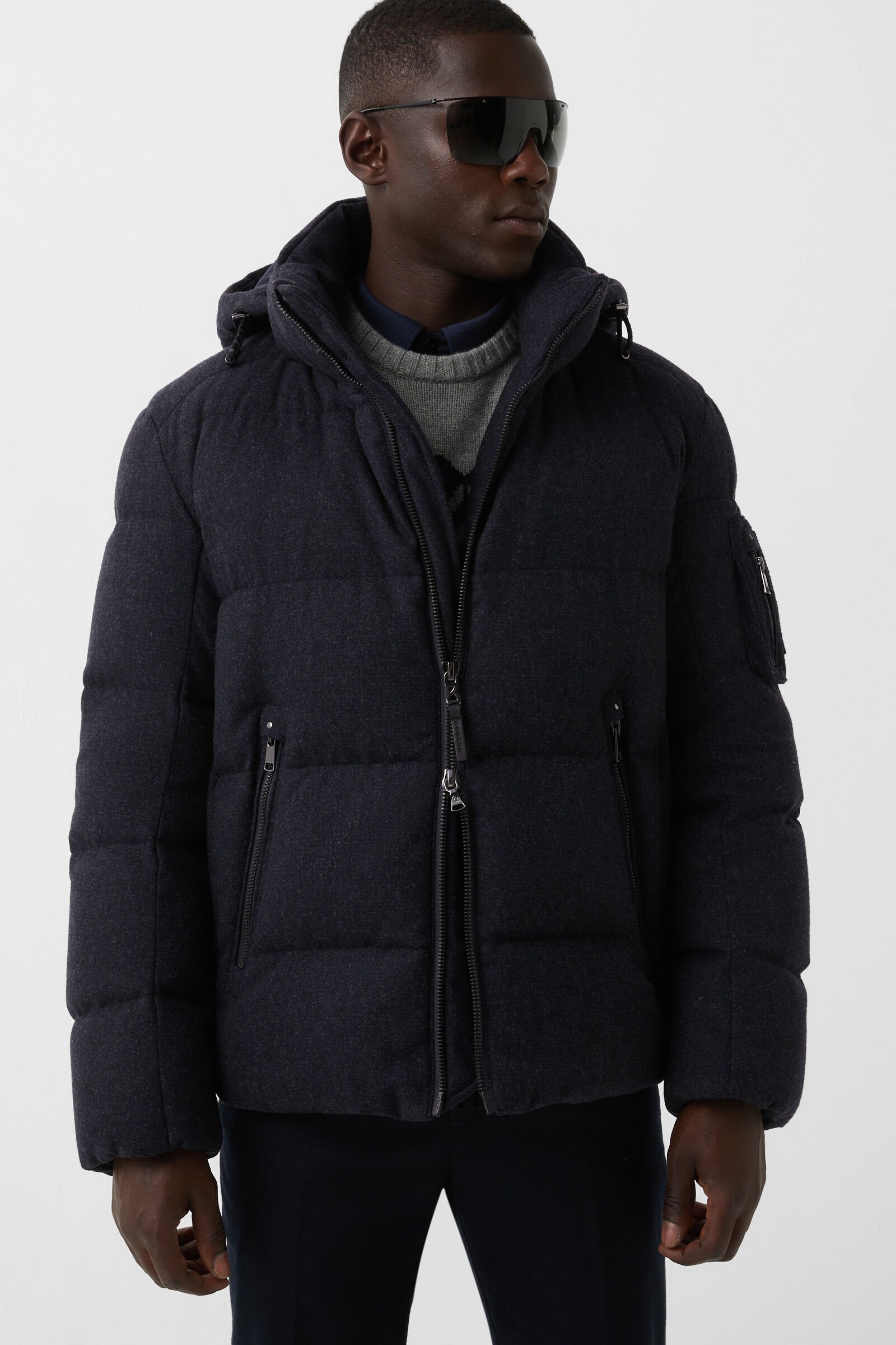 Jamy down jacket Navy blue