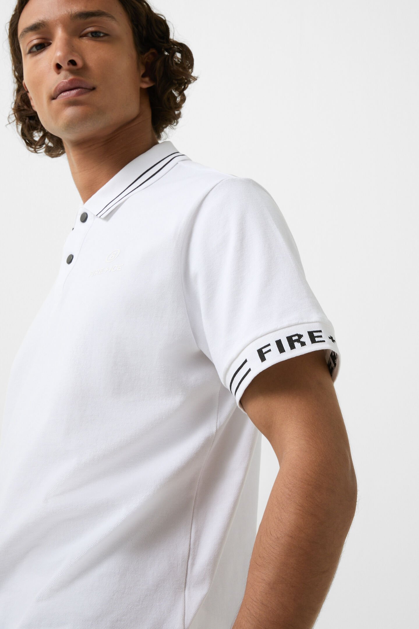 Polo-Shirt Arjan Weiß