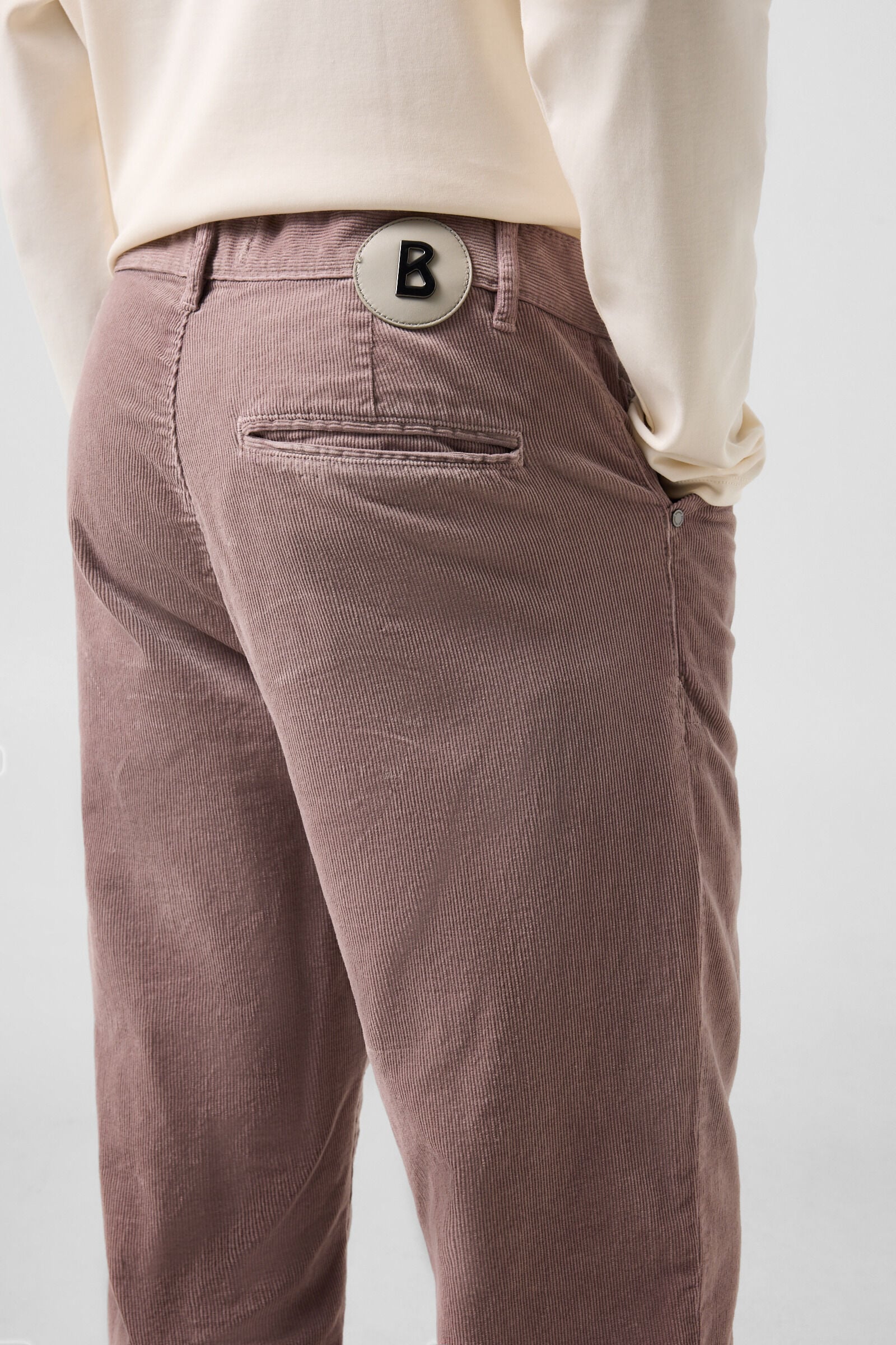 Travis corduroy trousers Mauve