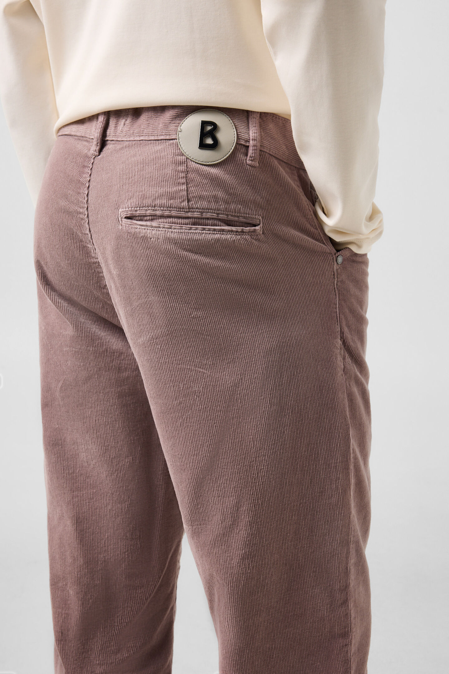 Travis corduroy trousers Mauve