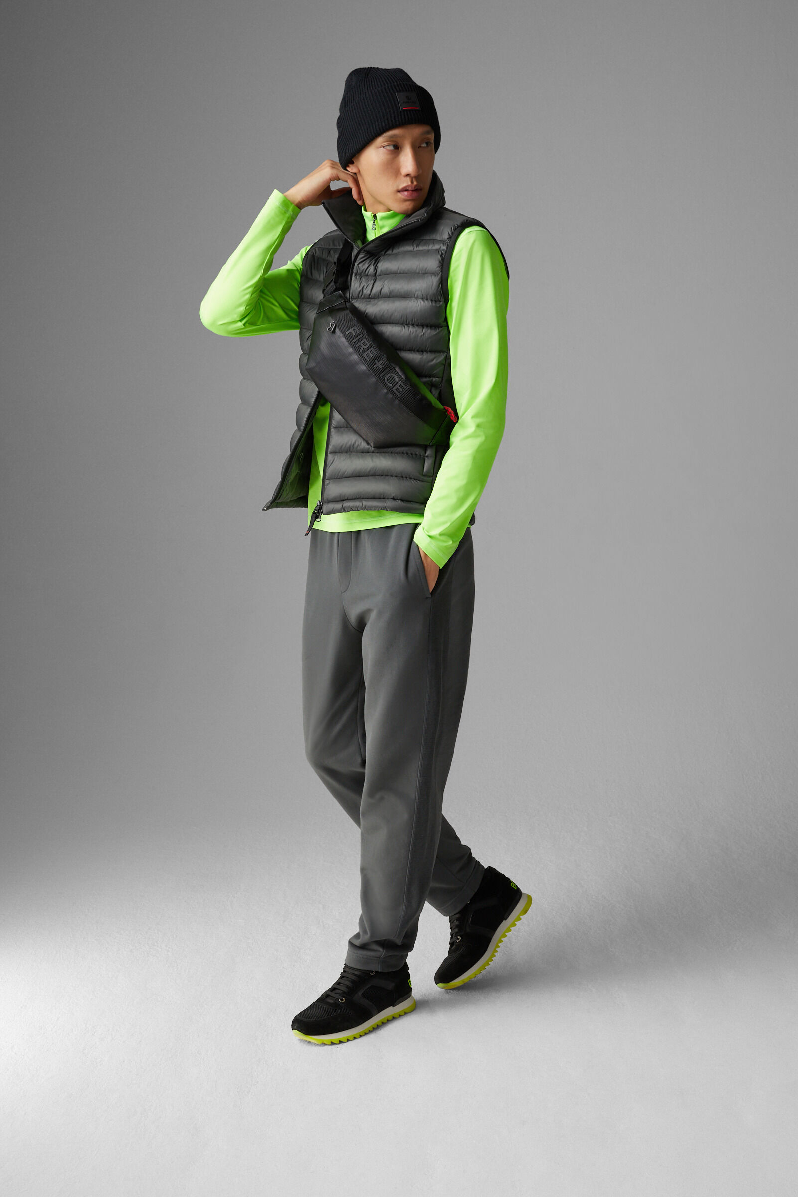 FIRE ICE Homer Quilted vest for men