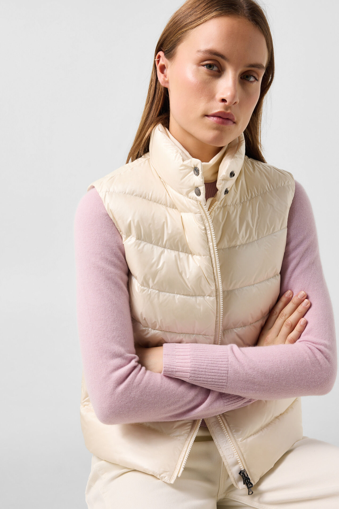 Leichtdaunenweste Milly Off-White