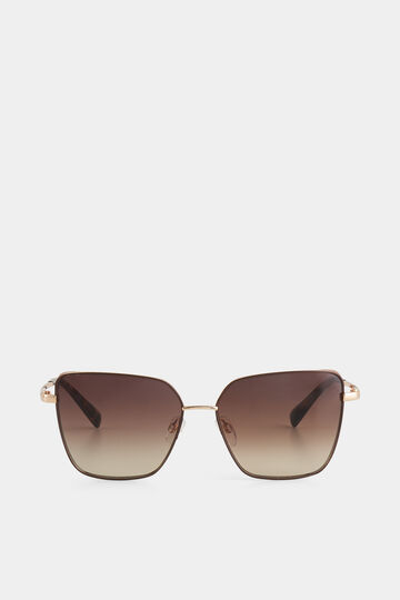 Sunglasses Are Brown/gold Sunglasses Are Brown/gold