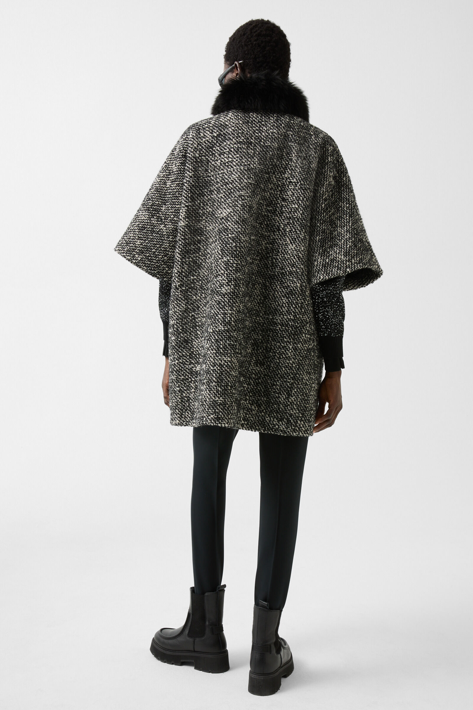 BOGNER Cape doudoune bouclette Gwen fur Damen