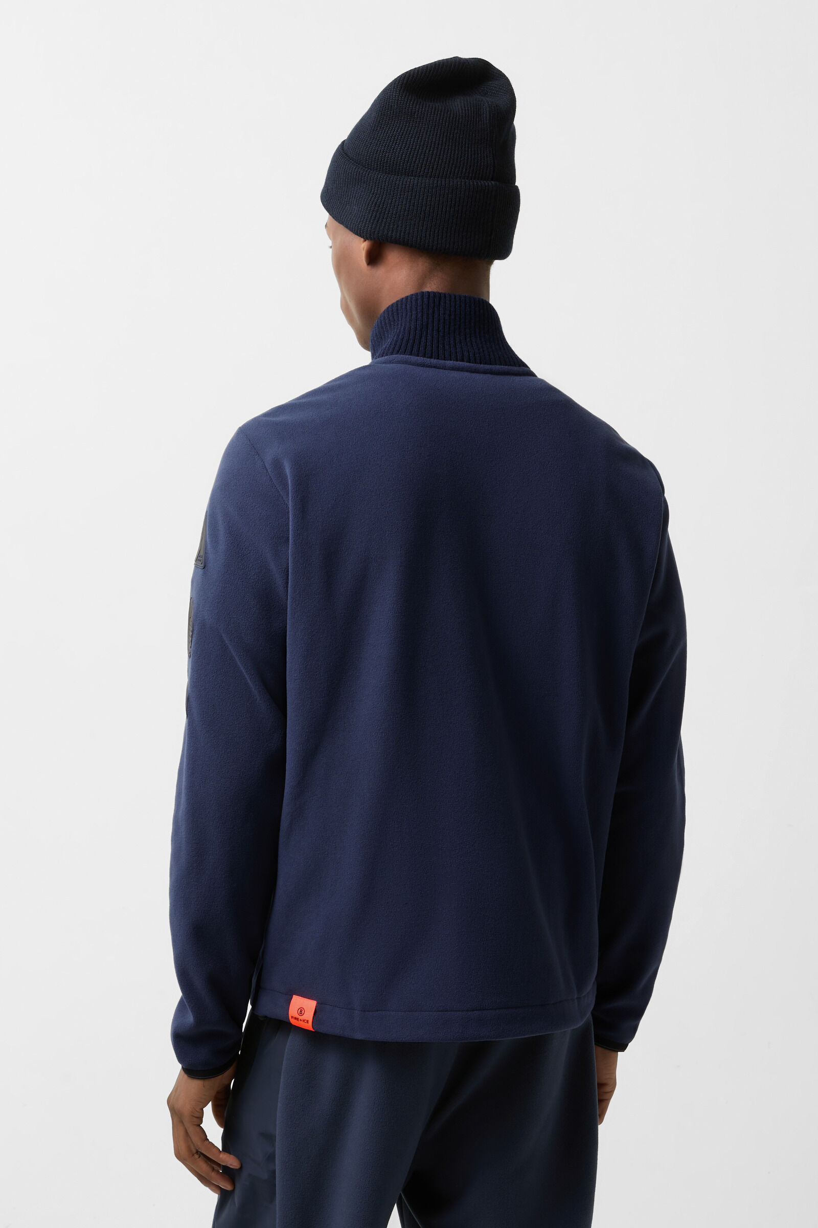 Gefion hybrid fleece jacket Dark blue