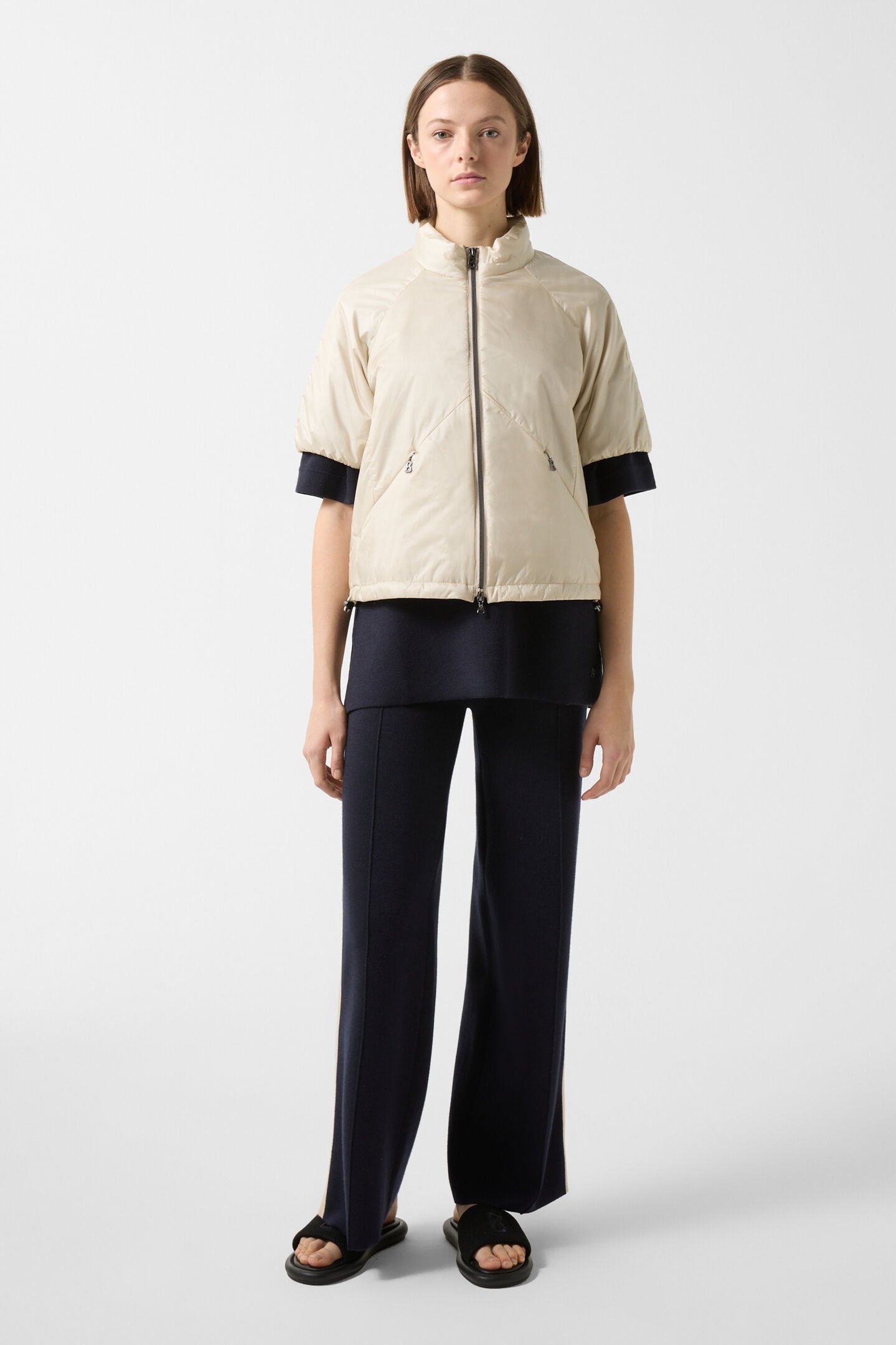 Britany short-sleeved jacket Sand
