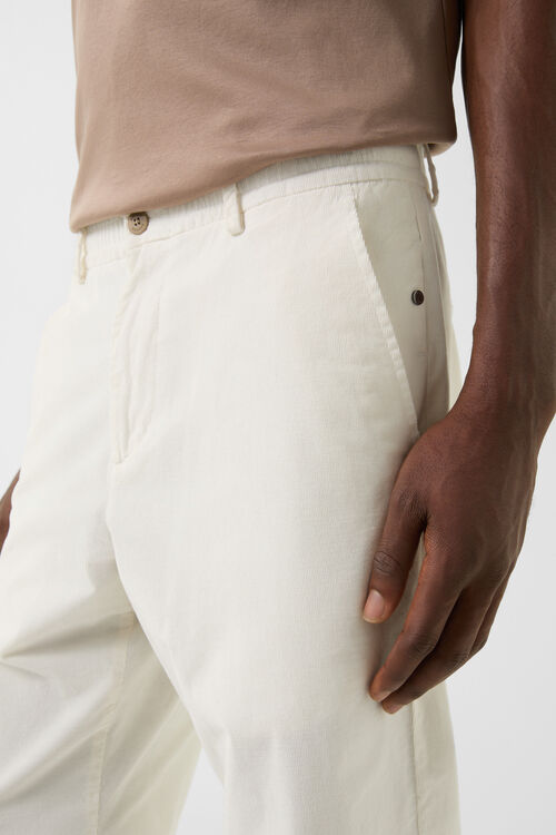 Cordhose Marcus Off-White