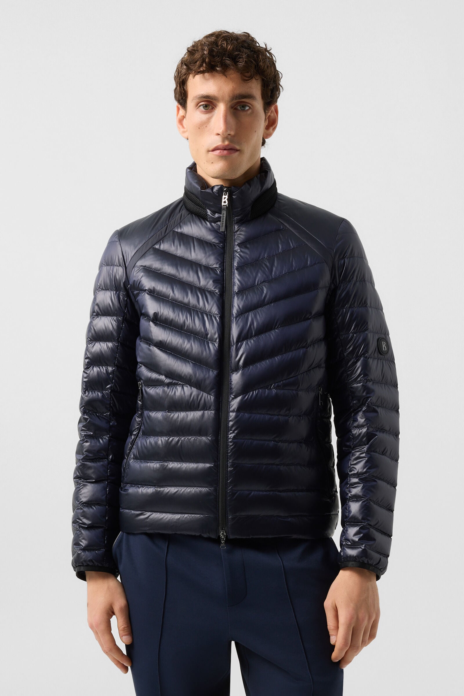 Liman lightweight down jacket Navy blue
