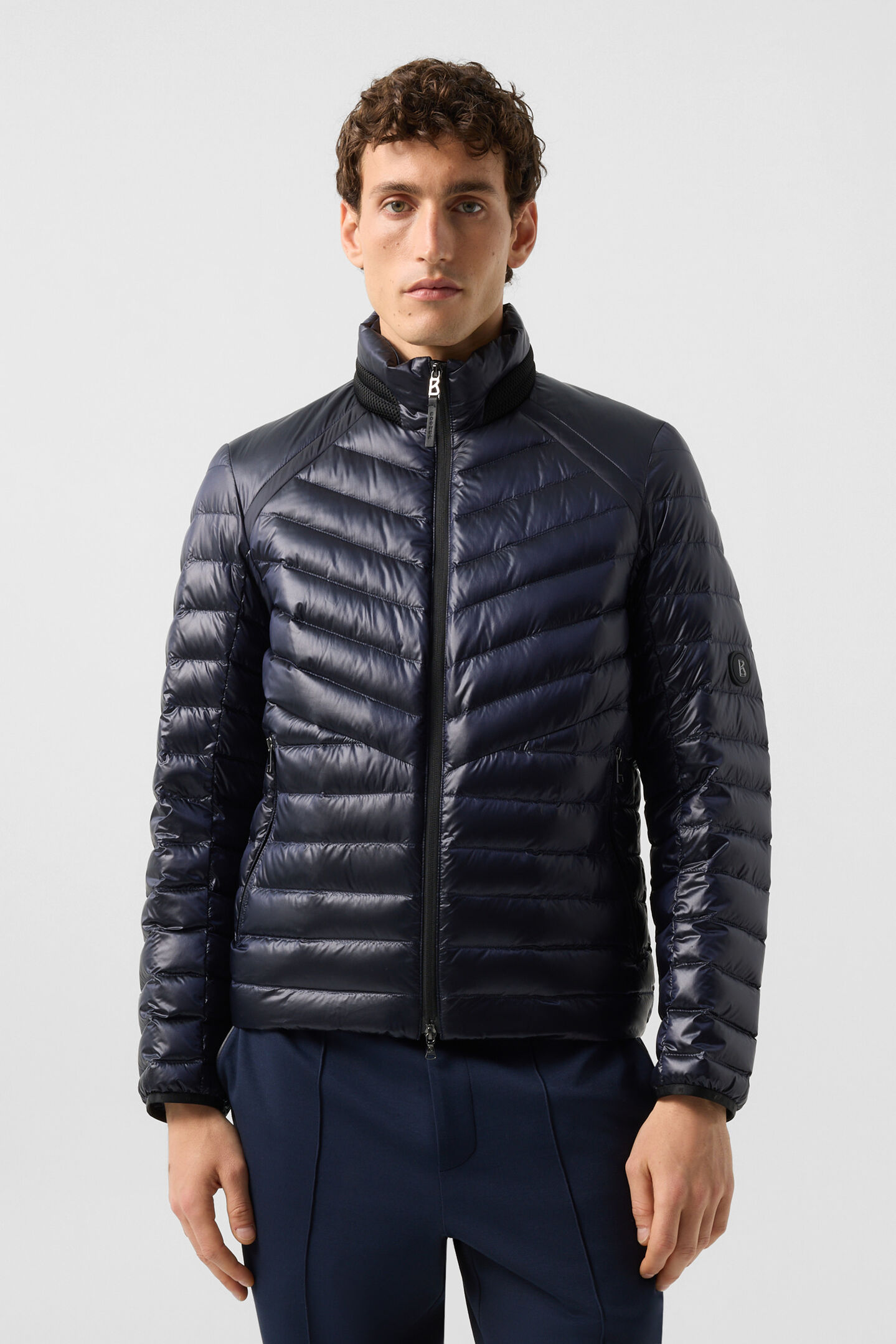 Liman lightweight down jacket Navy blue