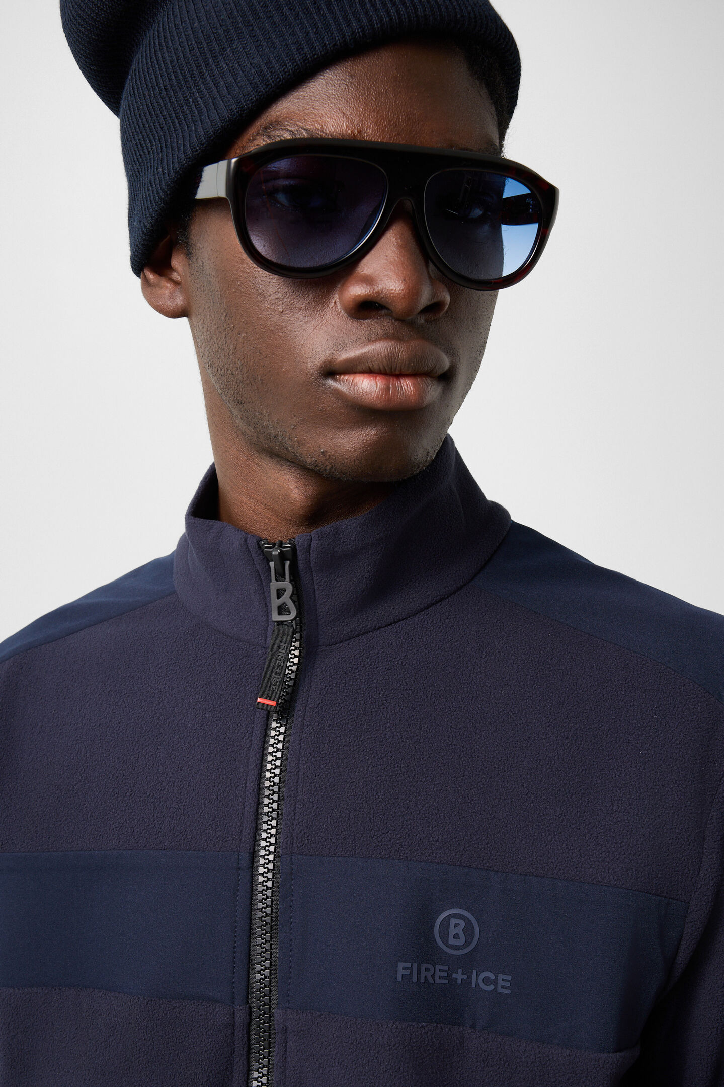 Josh mid-layer fleece jacket Navy
