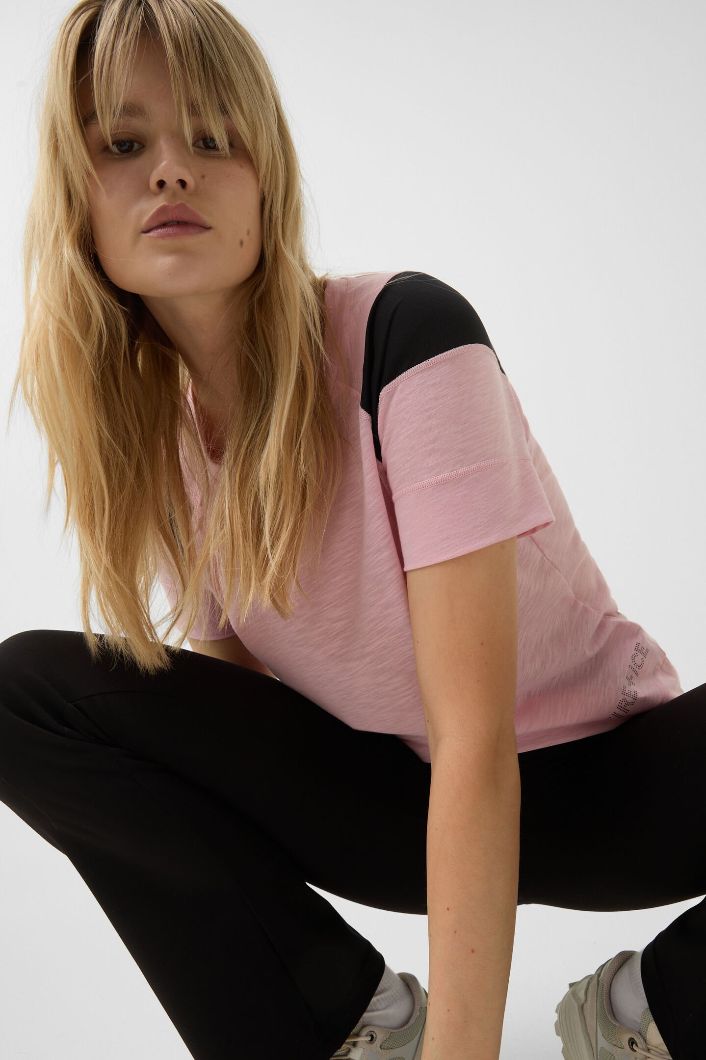Helene shirt Pink/black