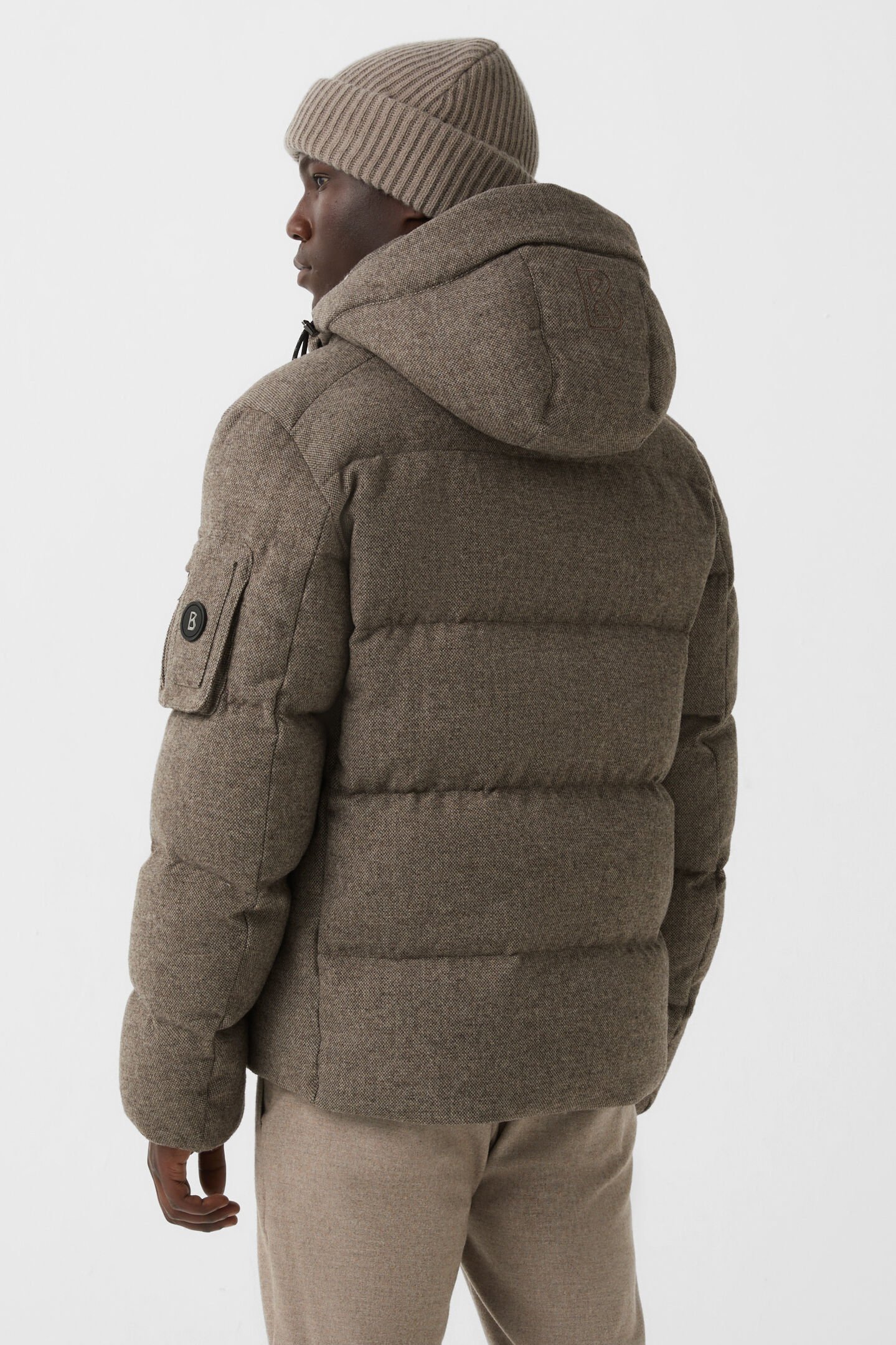 Jamy down jacket Taupe