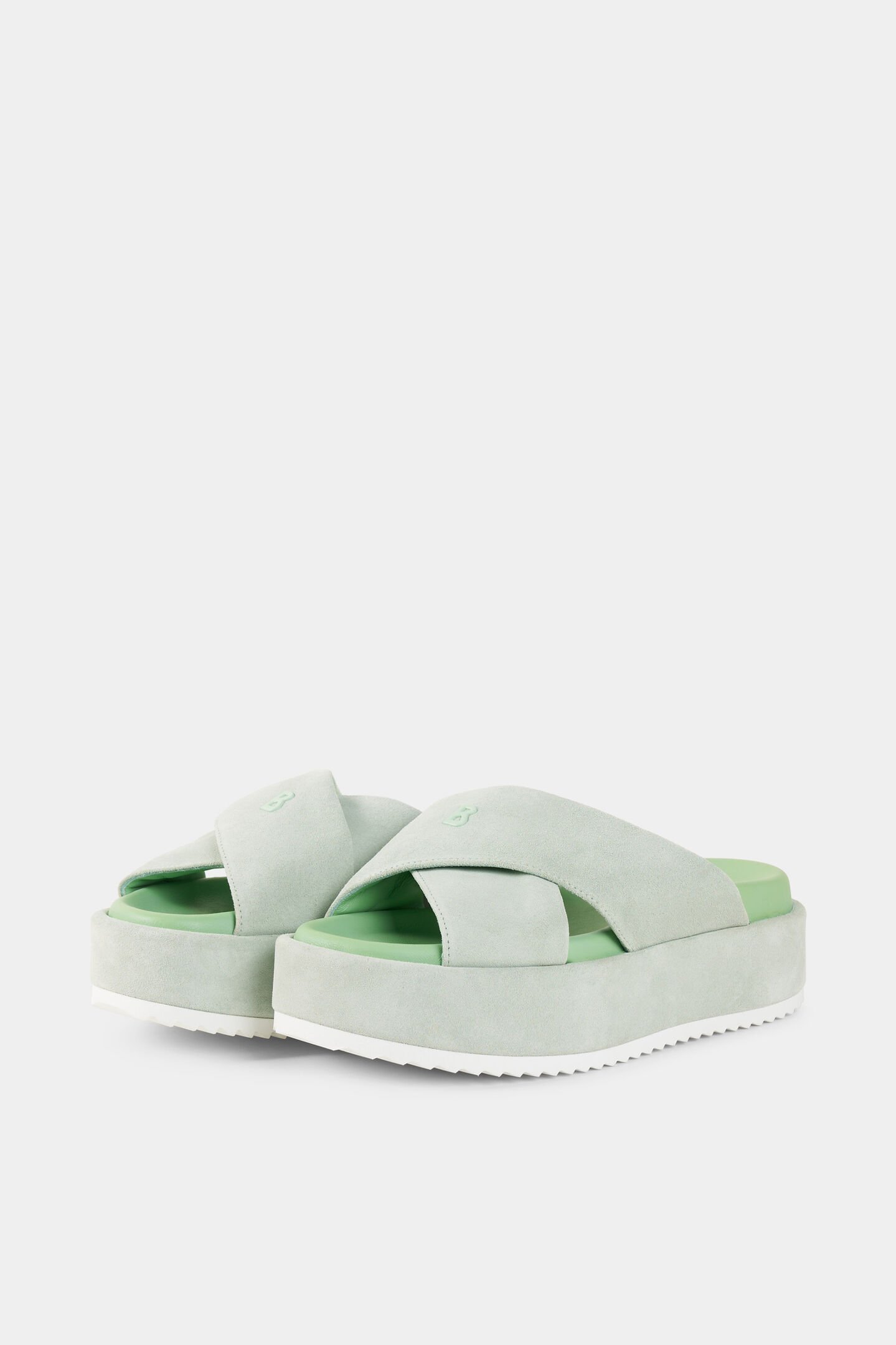 Sorrento platform sandals Mint