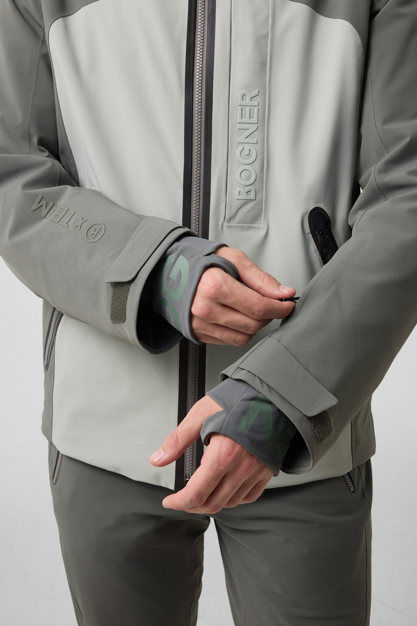 Fenno ski jacket Sage Grey