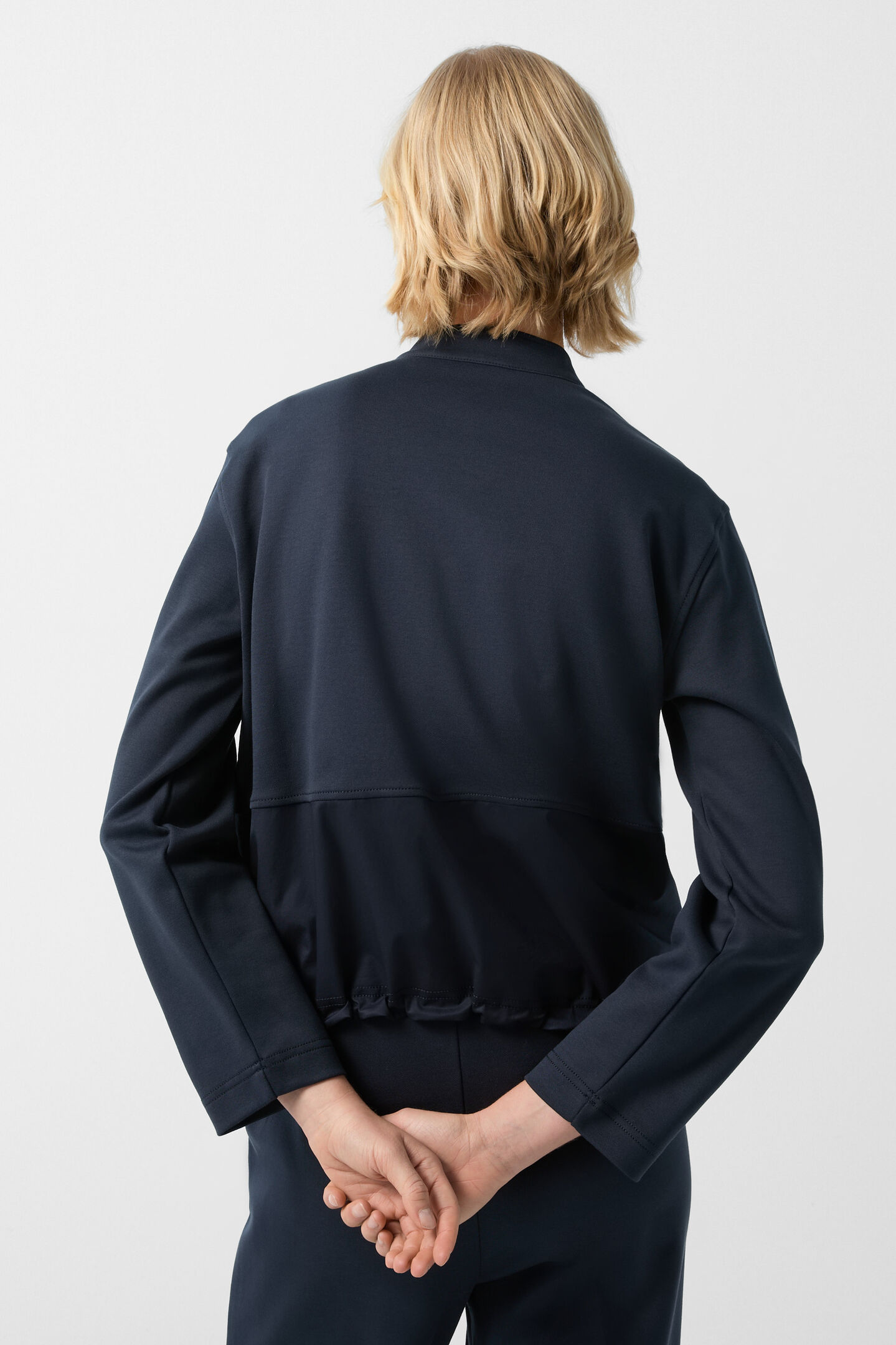 Galina sweat jacket Navy blue