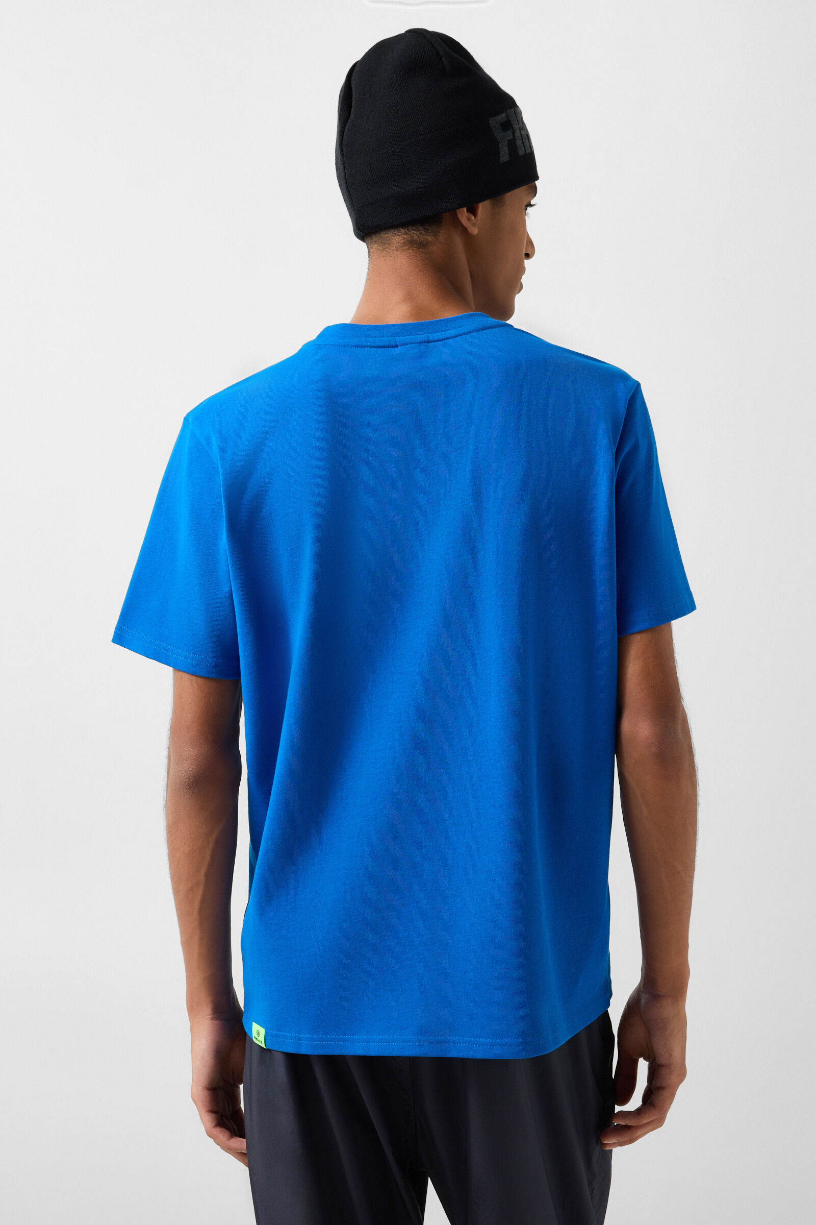 Baumwoll-T-Shirt Mick Blau