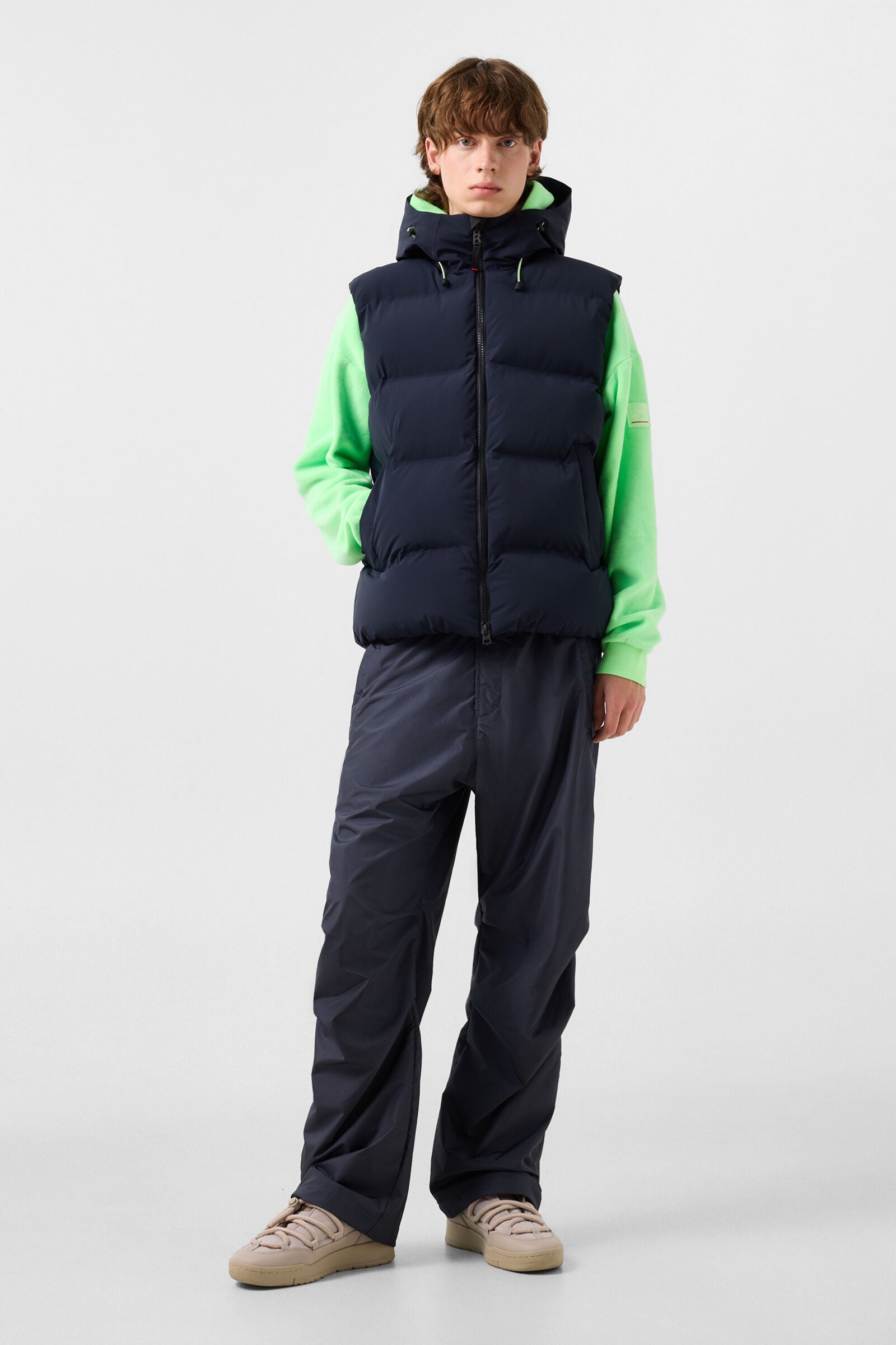 Gill Quilted Vest Navy
