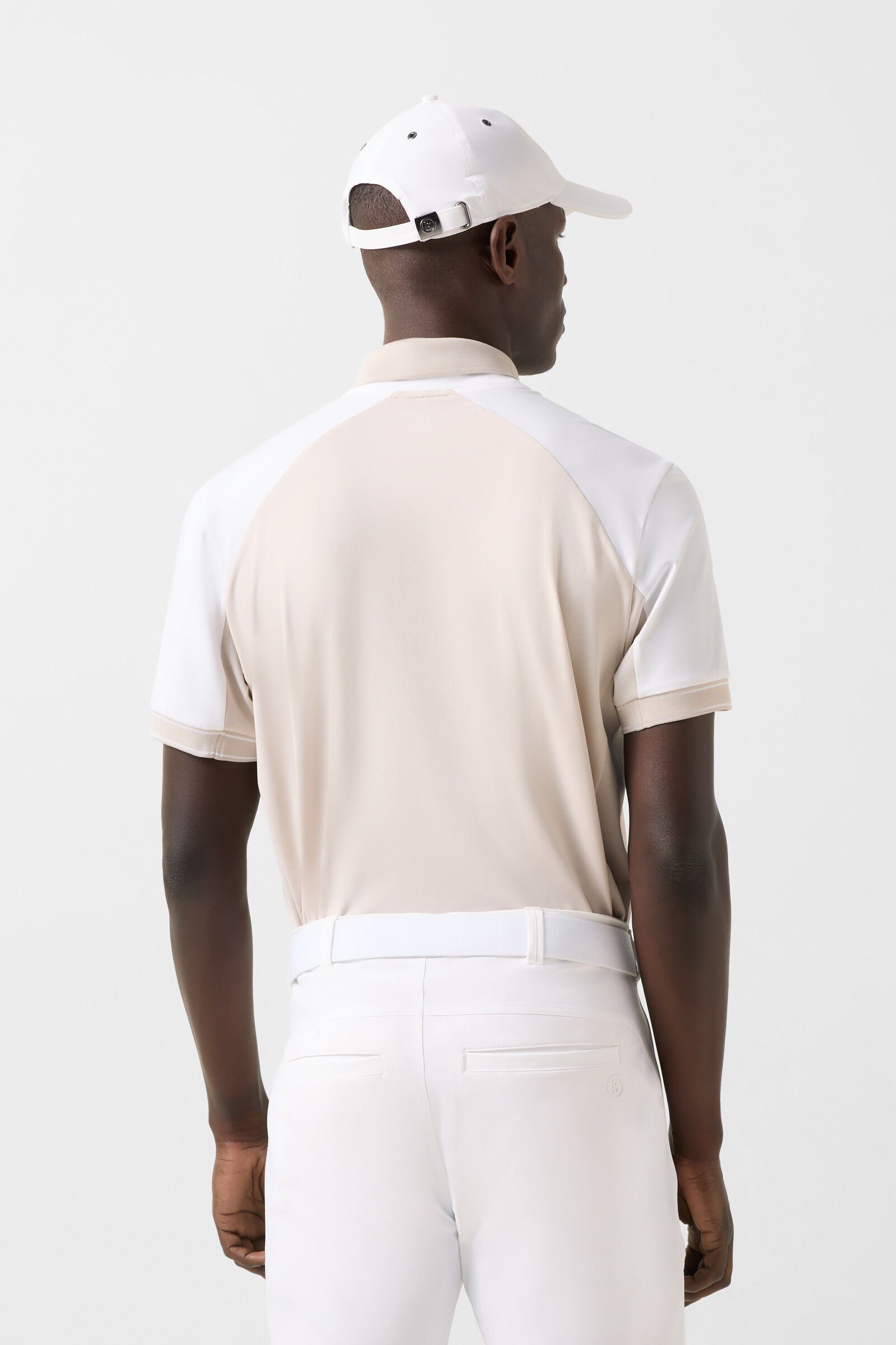 Fabius functional short-sleeved top Sand/white