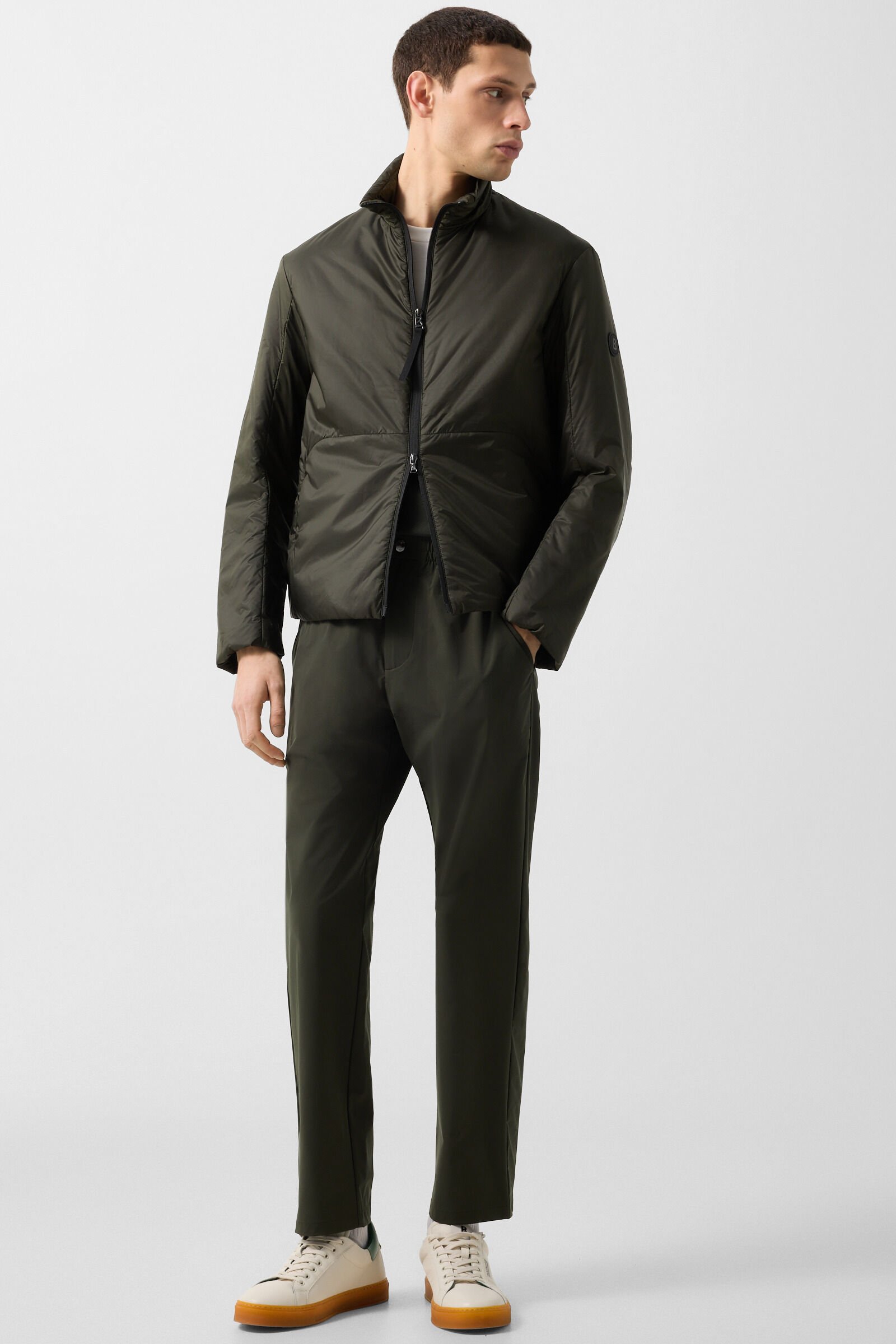 Stretch trousers Marcus Olive green