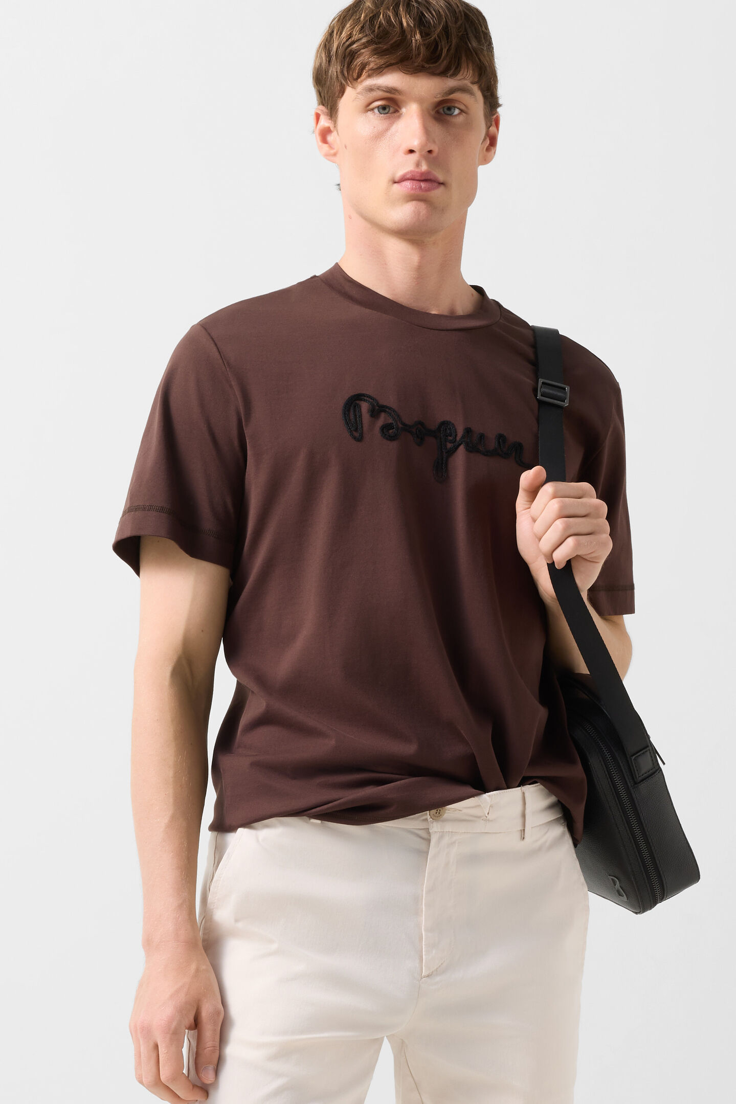 T-shirt Lukas Dark brown