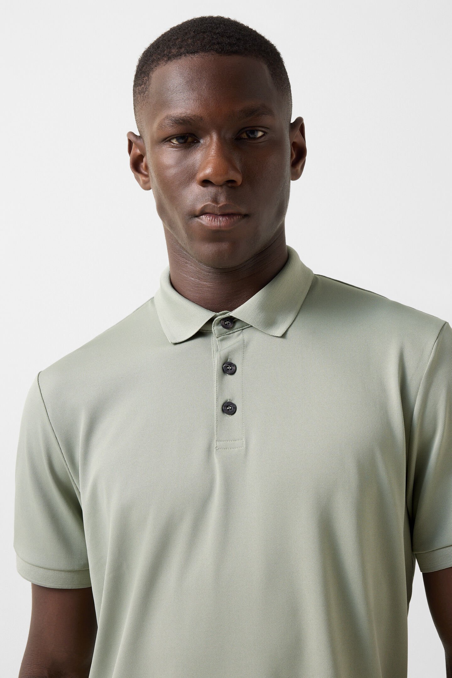 Funktions-Polo-Shirt Daniel Eukalyptus