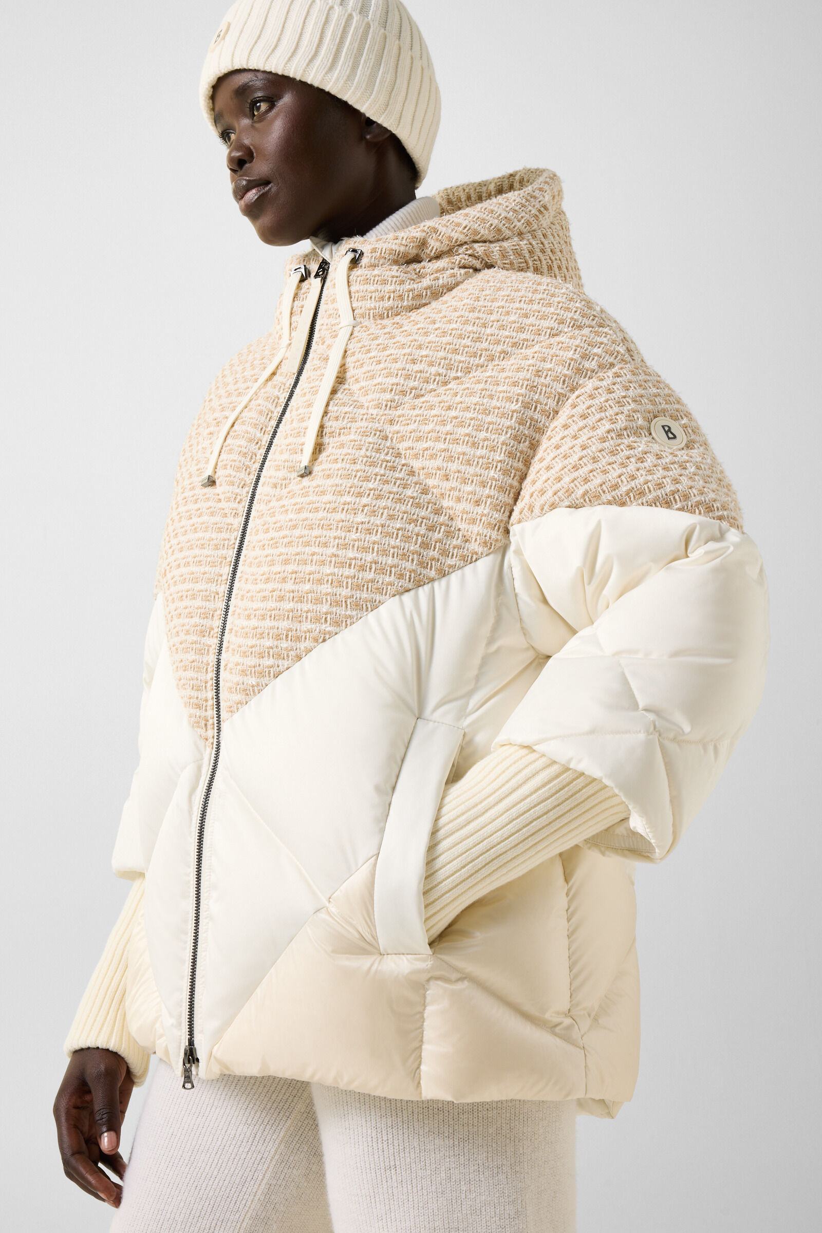 Daunenjacke Sheryl Off-White/Beige