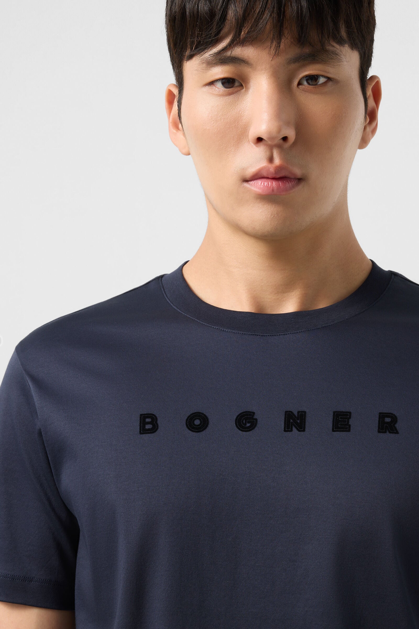 Cotton T-shirt Lukas Navy blue