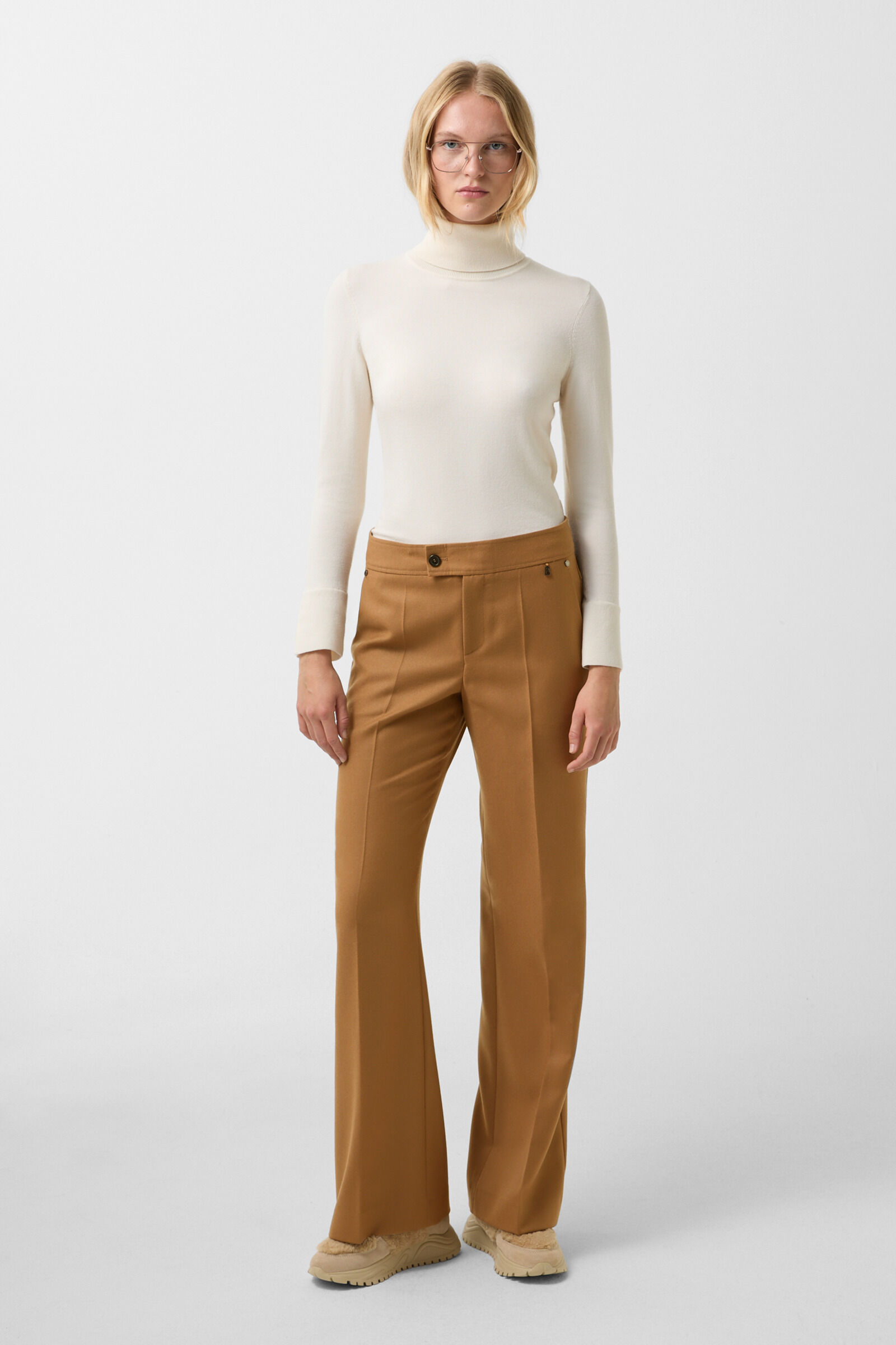 Pure new wool trousers Hermia Hazel