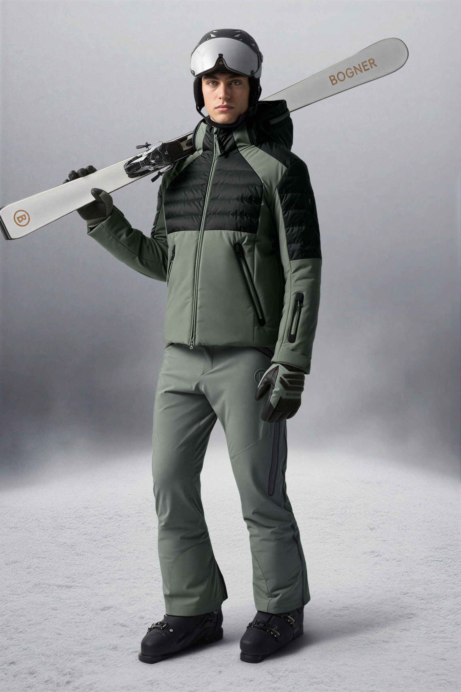 Ski Look Henik Eucalyptus/Black 
