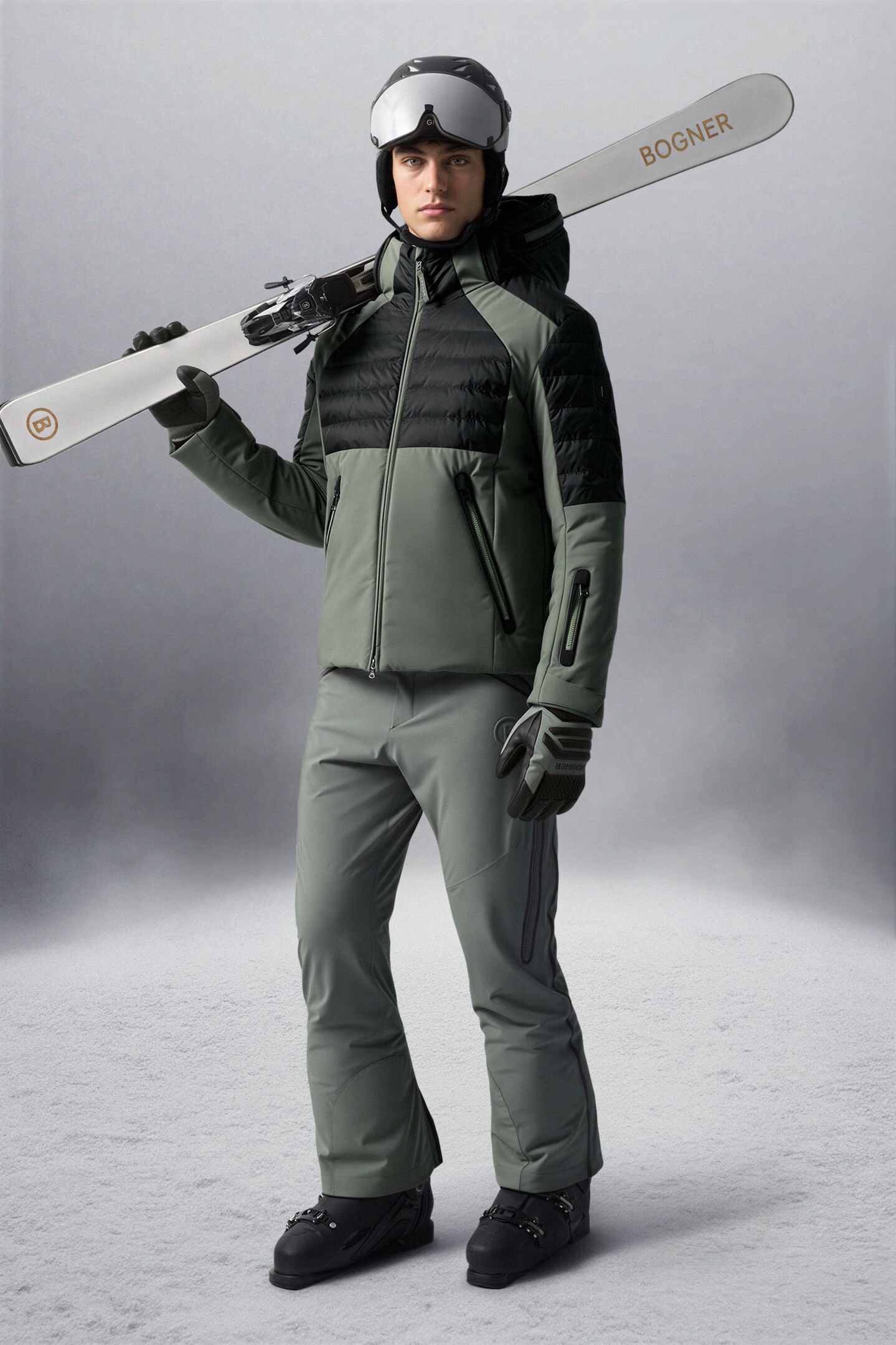 Ski Look Henik Eucalyptus/Black 
