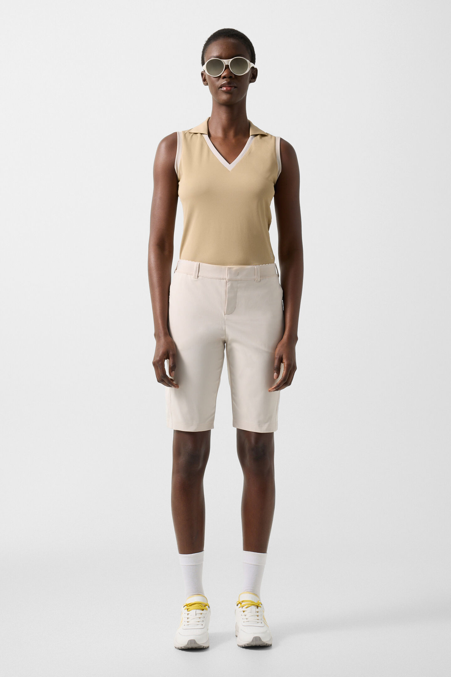 Zita functional Bermuda shorts Sand