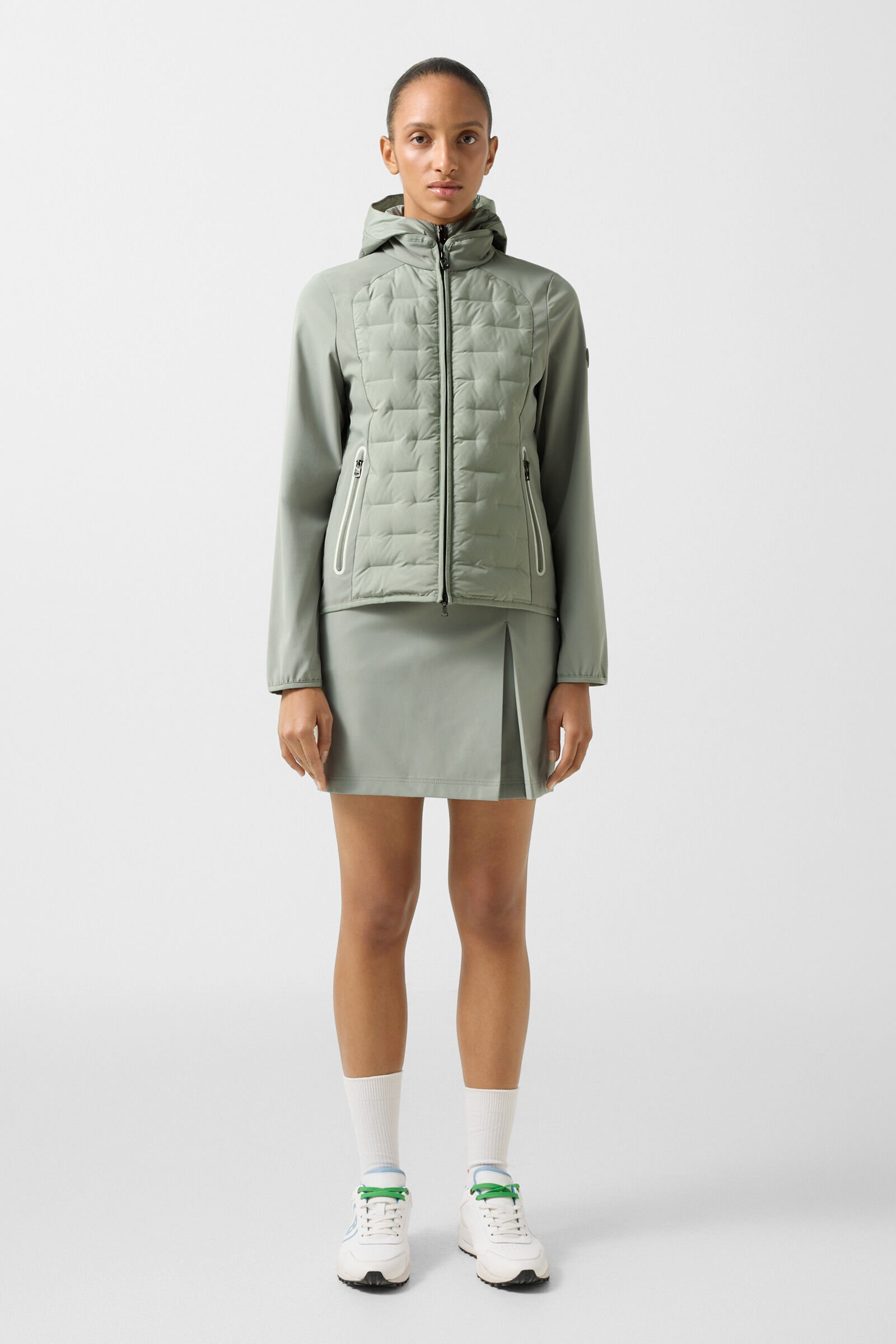 Hybrid jacket Irma Eucalyptus