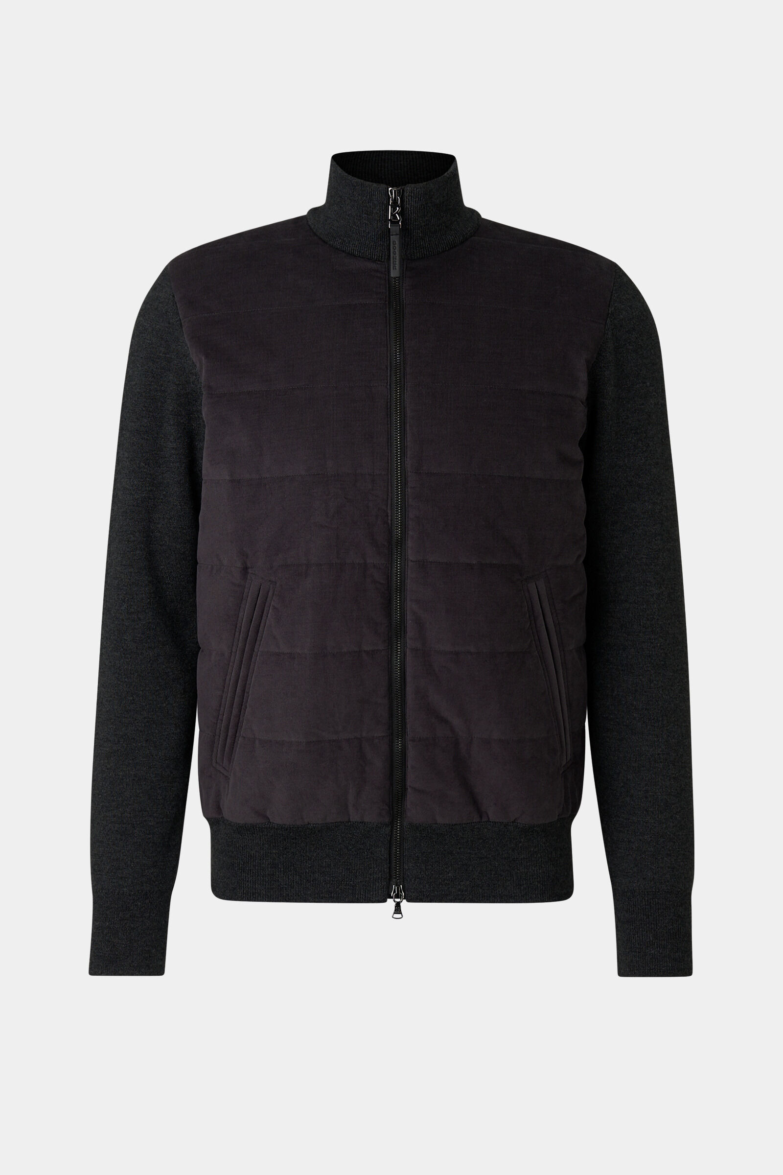 Zisco hybrid knit jacket Anthracite